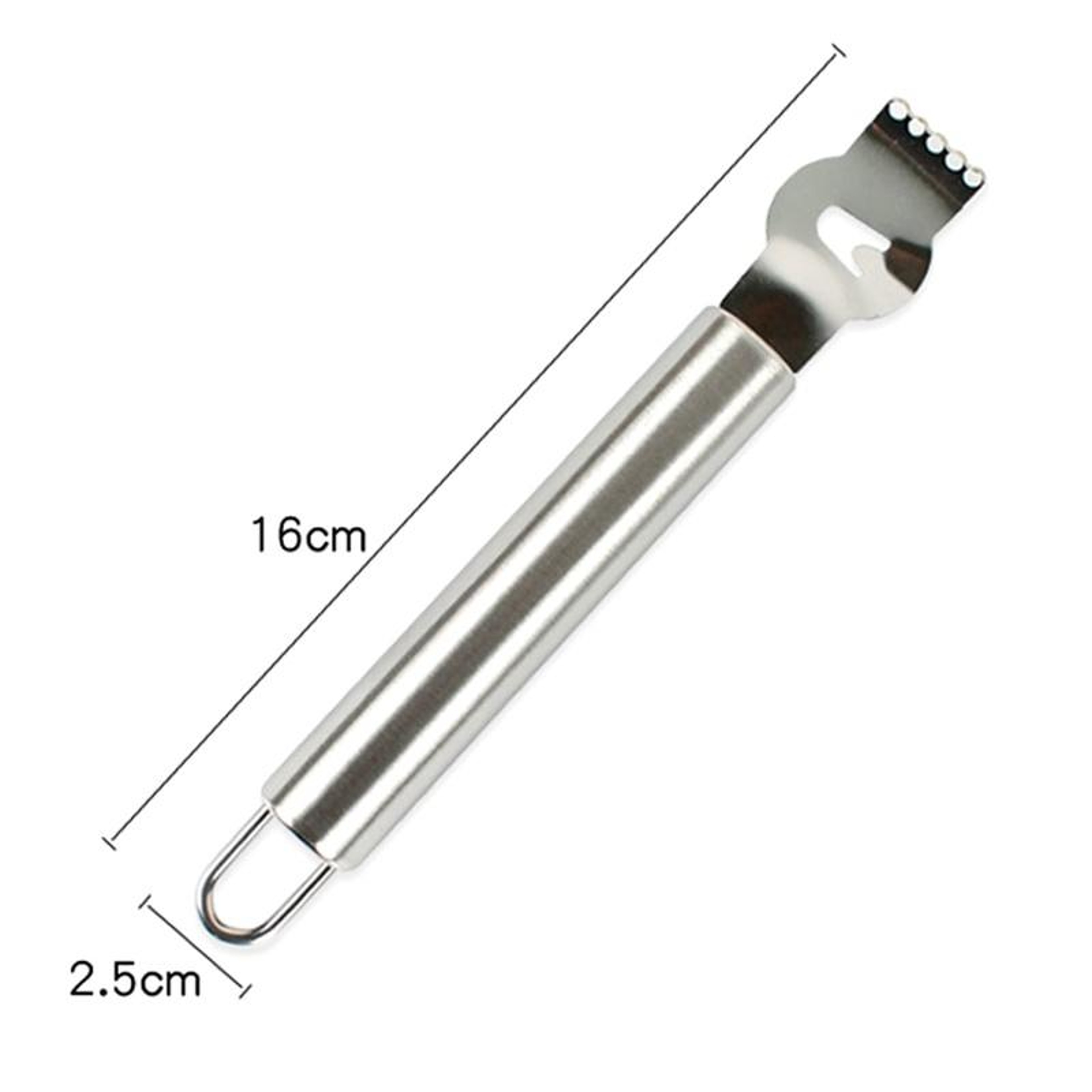 Stainless Steel Lemon Peeler  Citrus Zester MultiUse Fruit Peeler For Kitchen Perfect For Lemon Ora 4