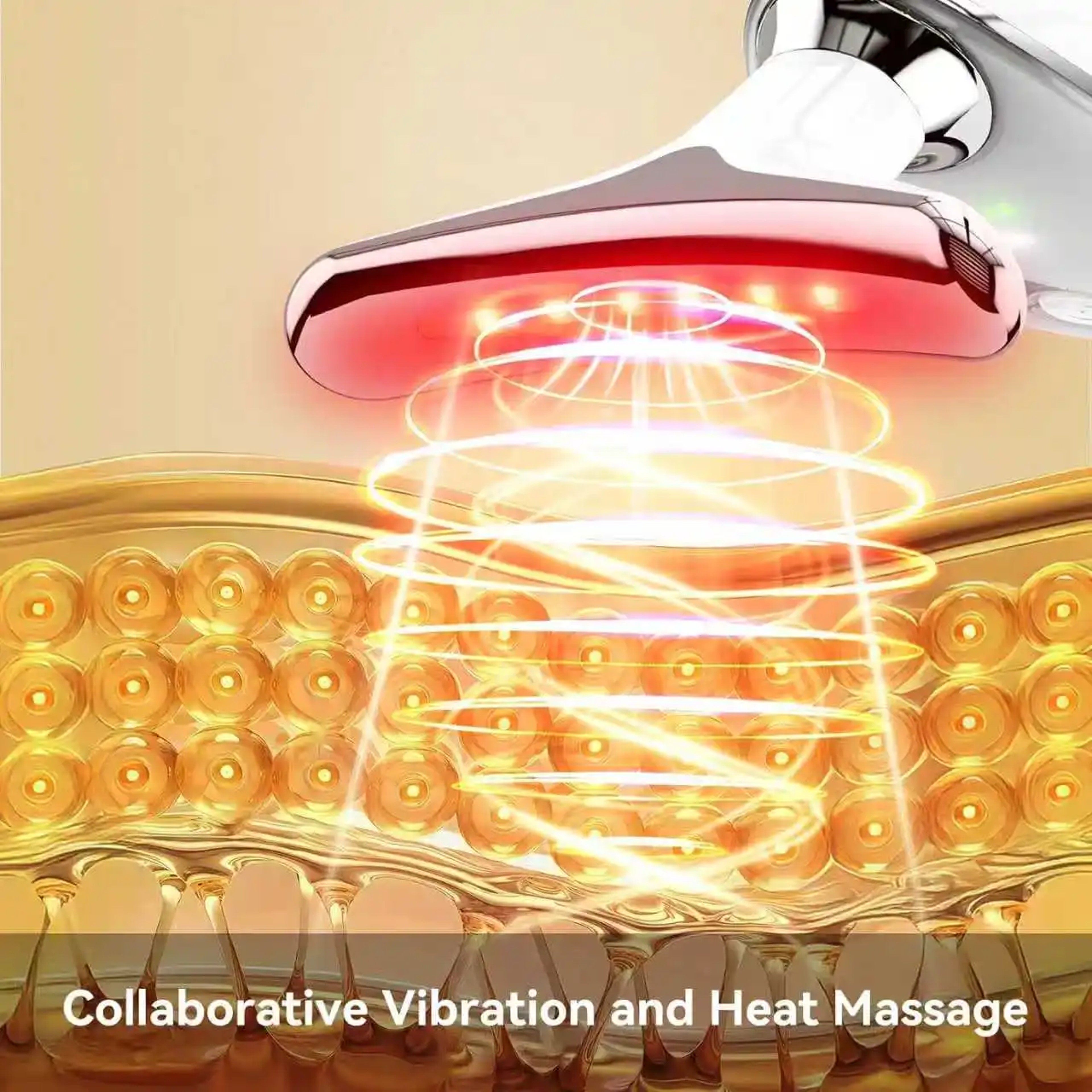 Multifunctional LED Face Neck Massager for Home Skin Care – view 2