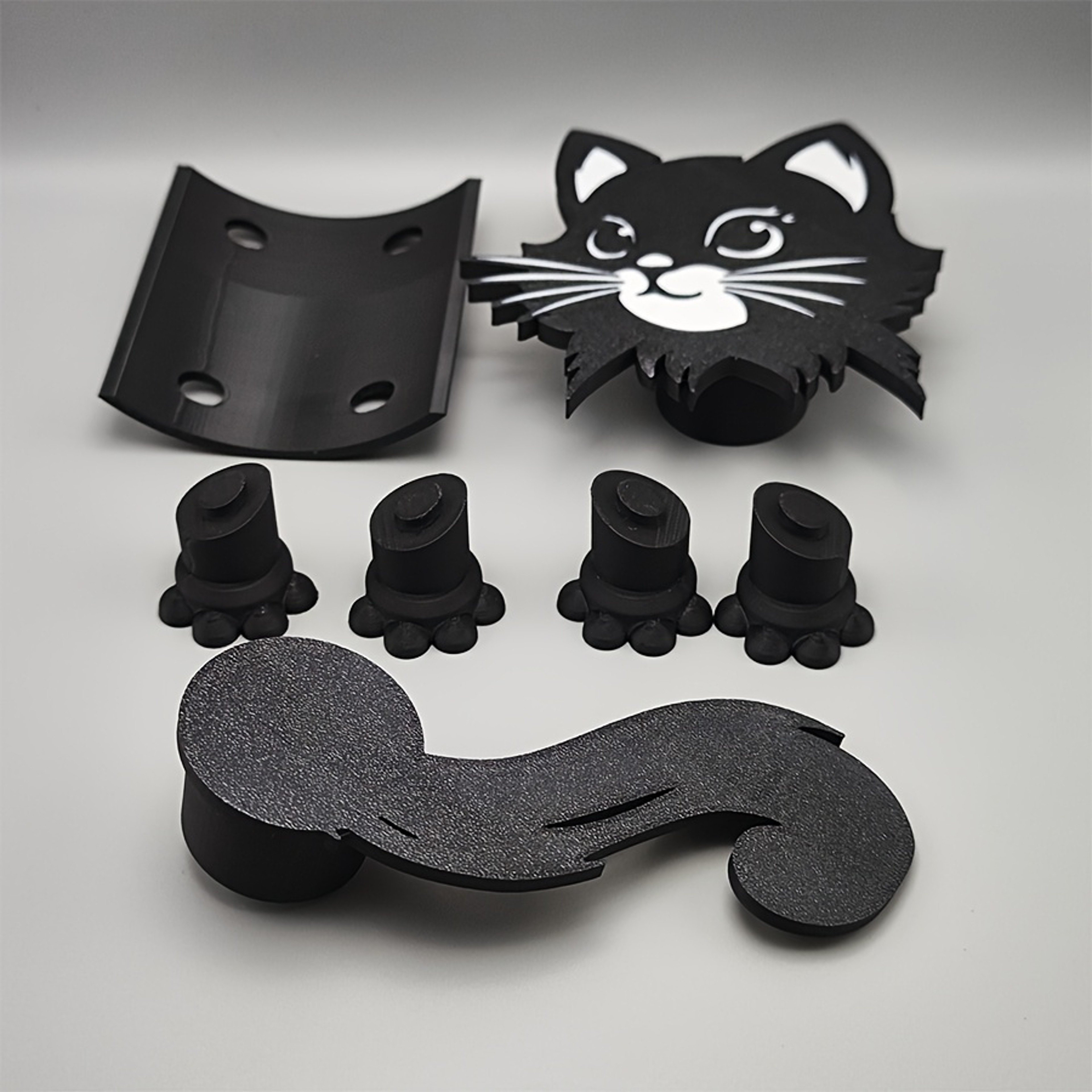 Cute Cat Toilet Paper Holder with Anti-Slip Design for Bathroom Wall Mount Durable PP (Does Not Include Toilet Paper) – view 2