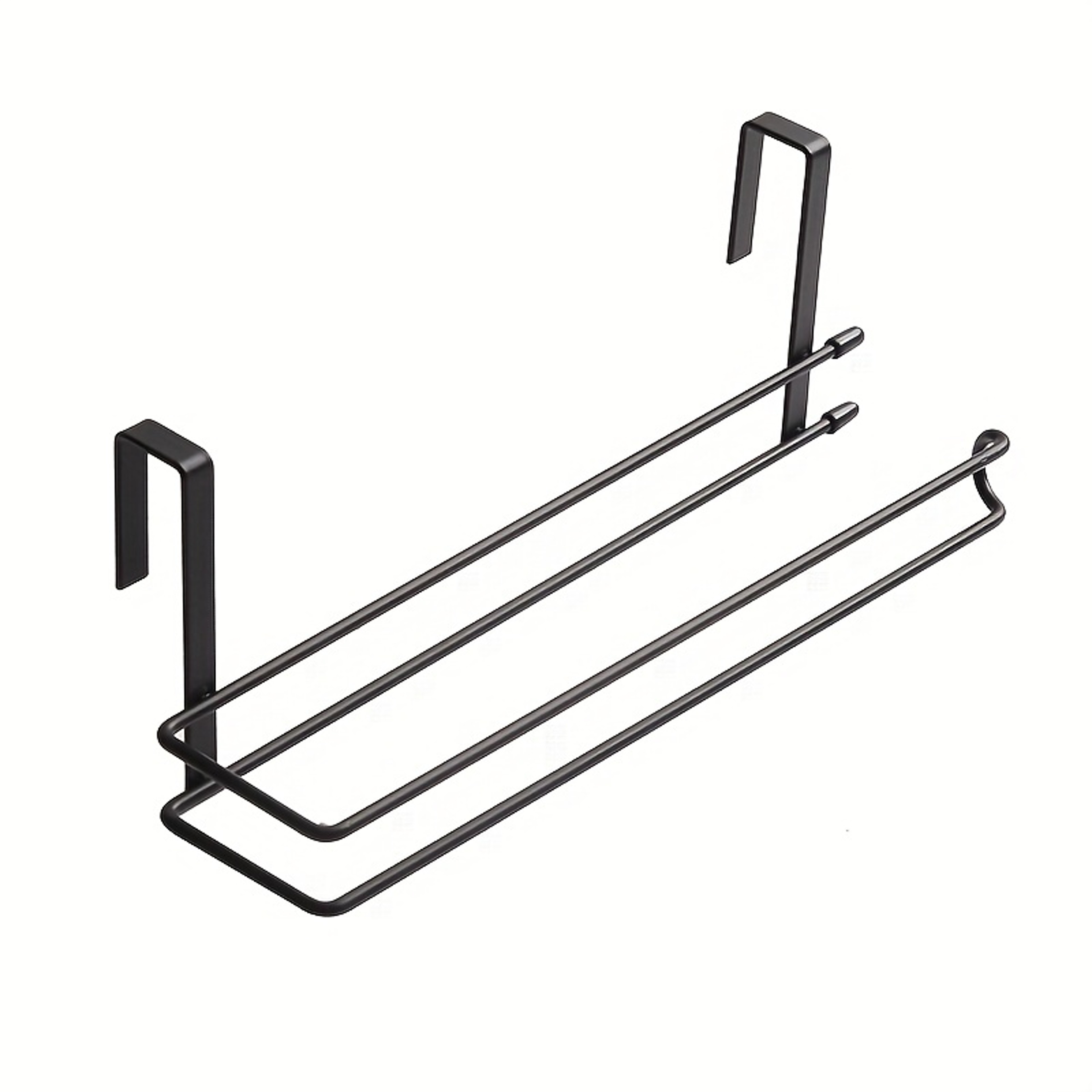 Wall-Mounted Non-Perforated Tissue Holder Space-Saving Design for Kitchen and Bathroom Modern, Simple Style – view 7