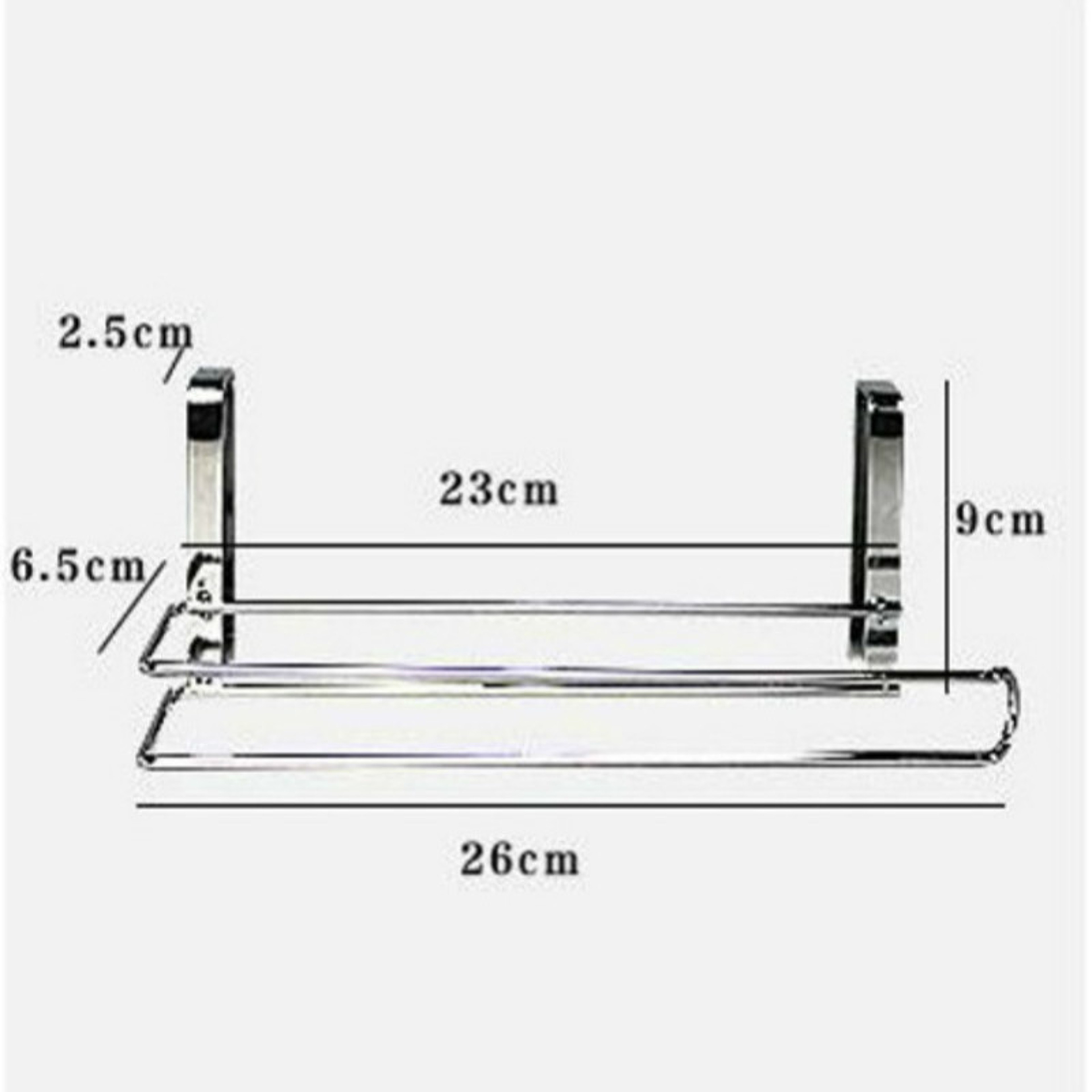 Stainless Steel Paper Towel Holder With Under Drawer Cabinet Hook For Kitchen  Bathroom 4