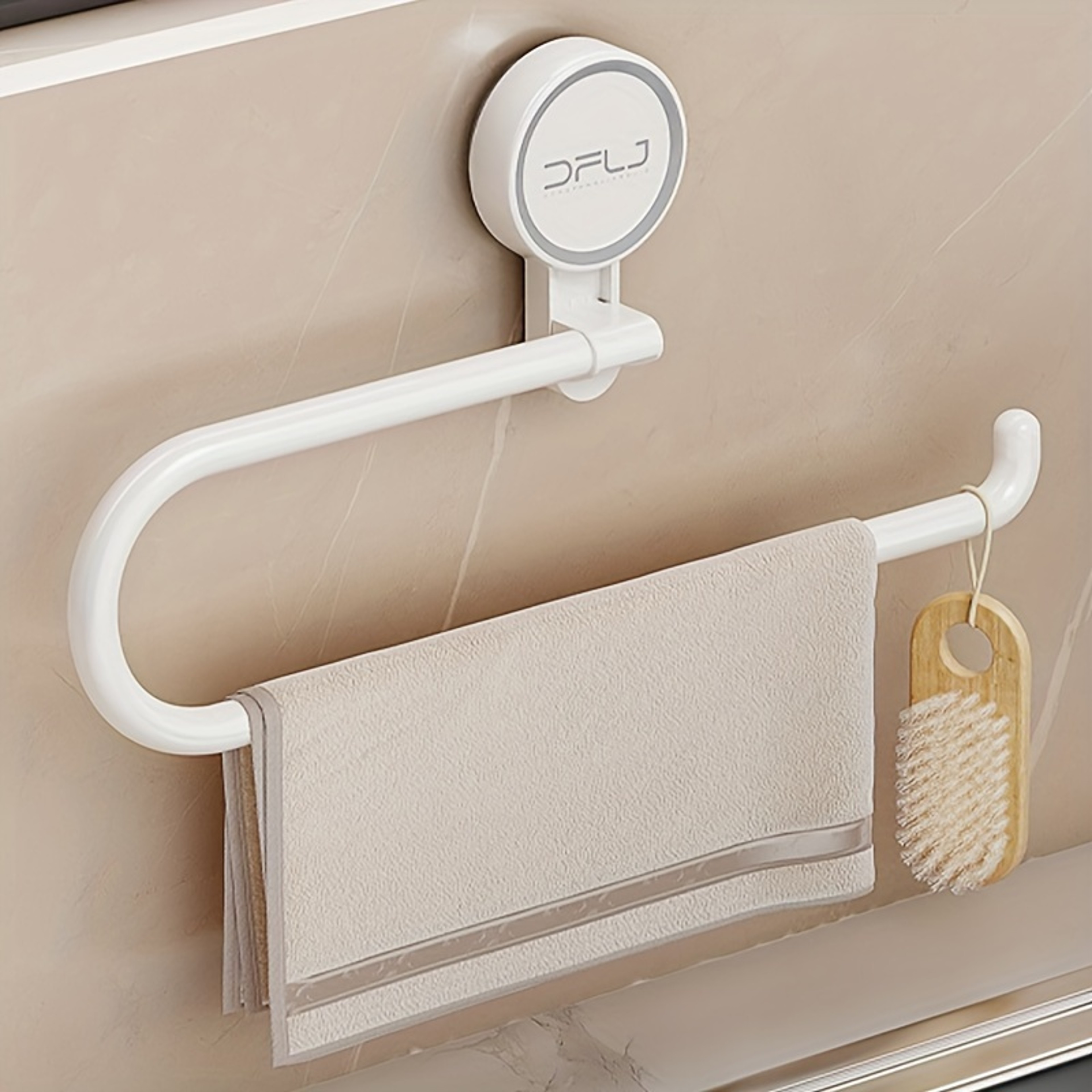 NonDrilling Suction Cup Tissue Towel  Plastic Film Storage Rack For Kitchen  Bathroom 5