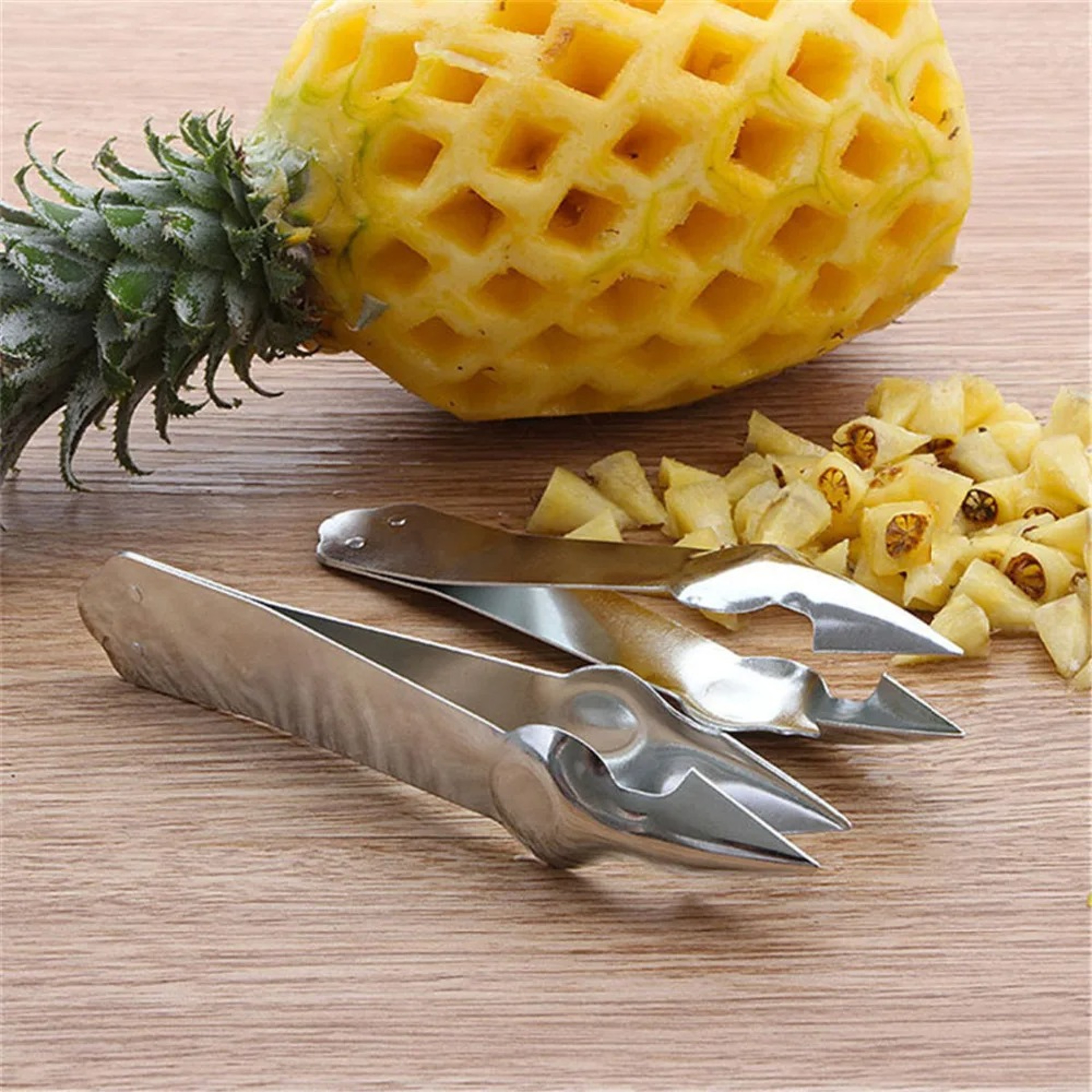Stainless Steel Strawberry Huller  Pineapple Slicer Multifunctional Kitchen Cutter Tool 0