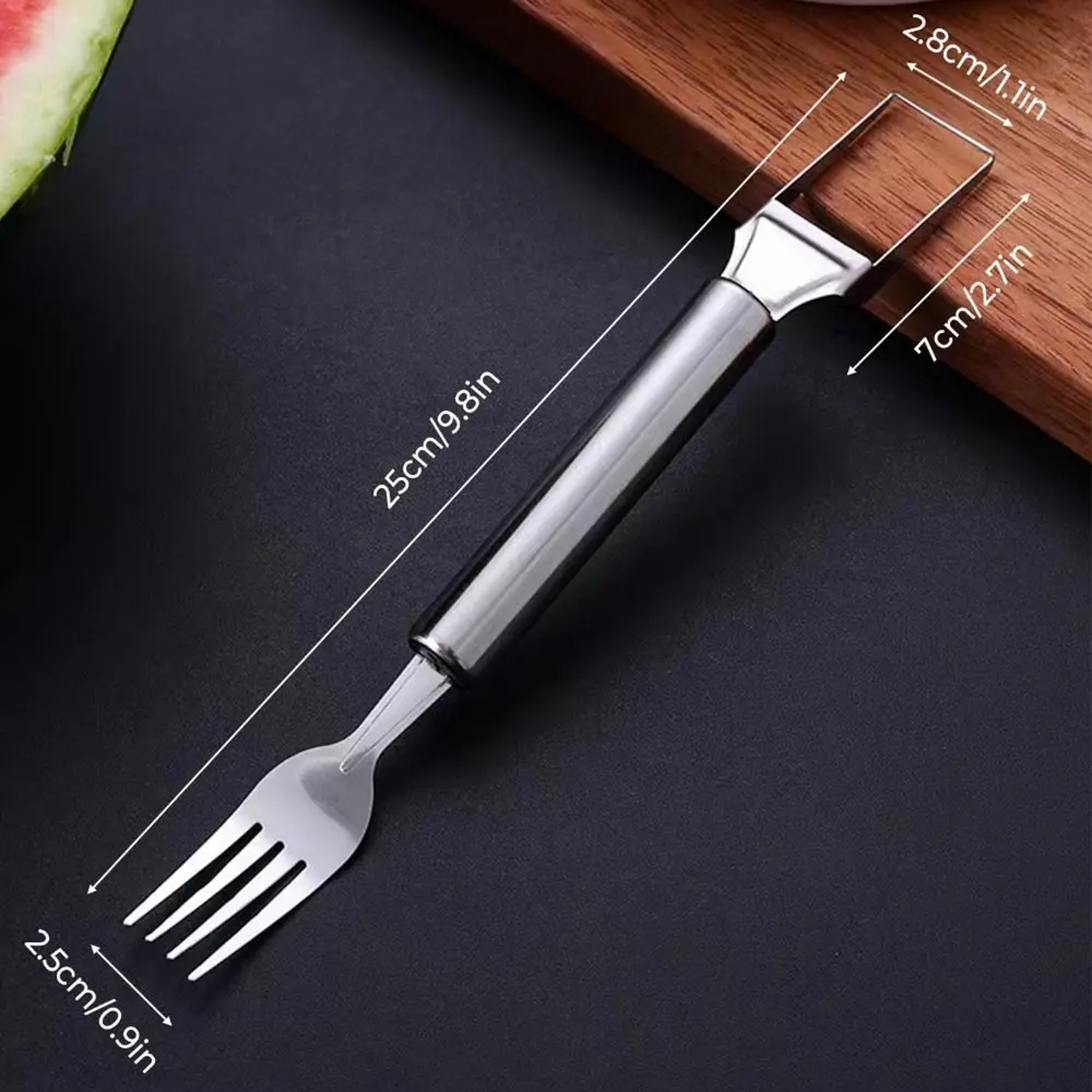 Watermelon Cutter Dual Head Stainless Steel Fruit Slicer Professional Slicing Tool For Effortless F 6