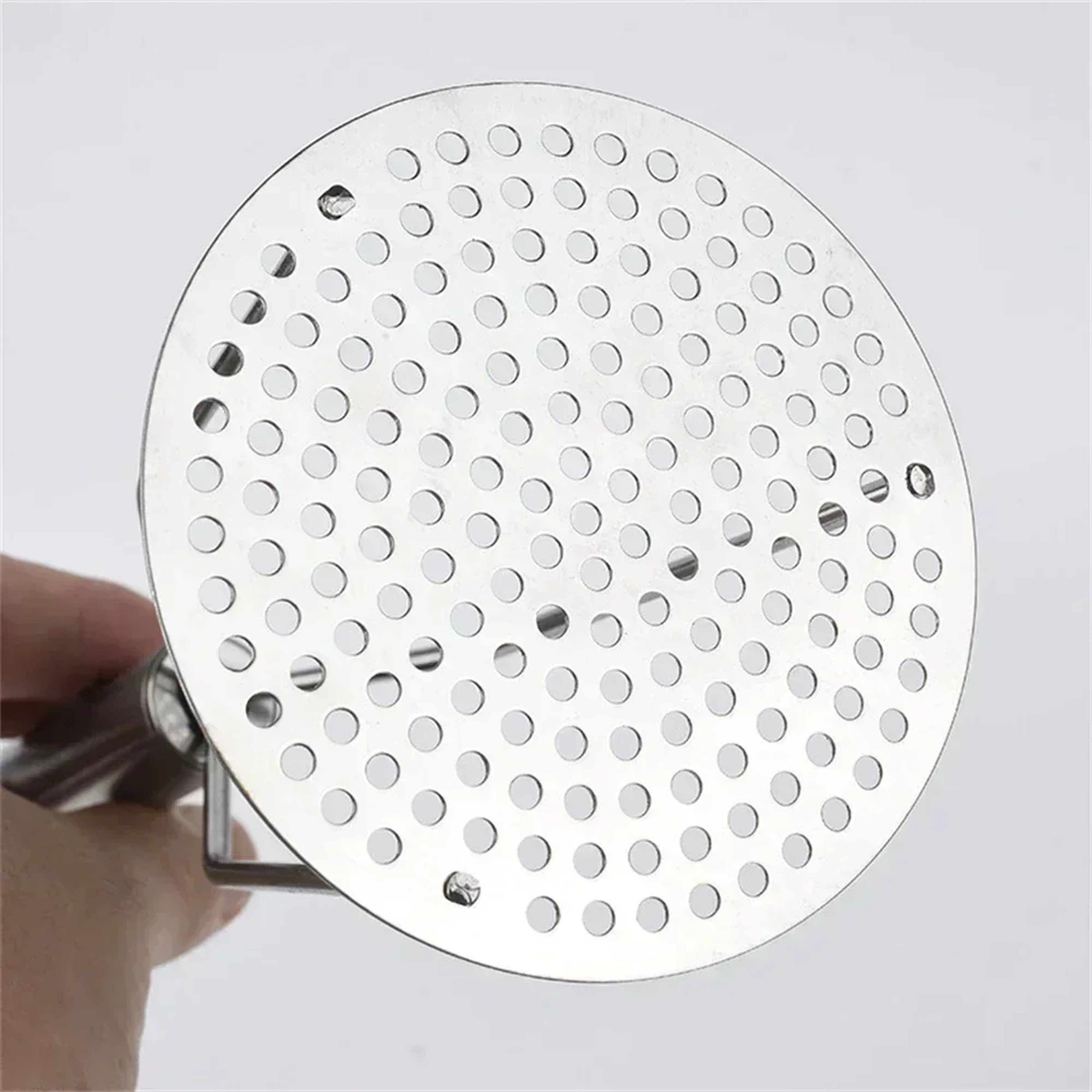 Stainless Steel Potato Masher & Vegetable Press Perfect Kitchen Tool for Mashing Potatoes, Vegetables, and Fruits – view 6