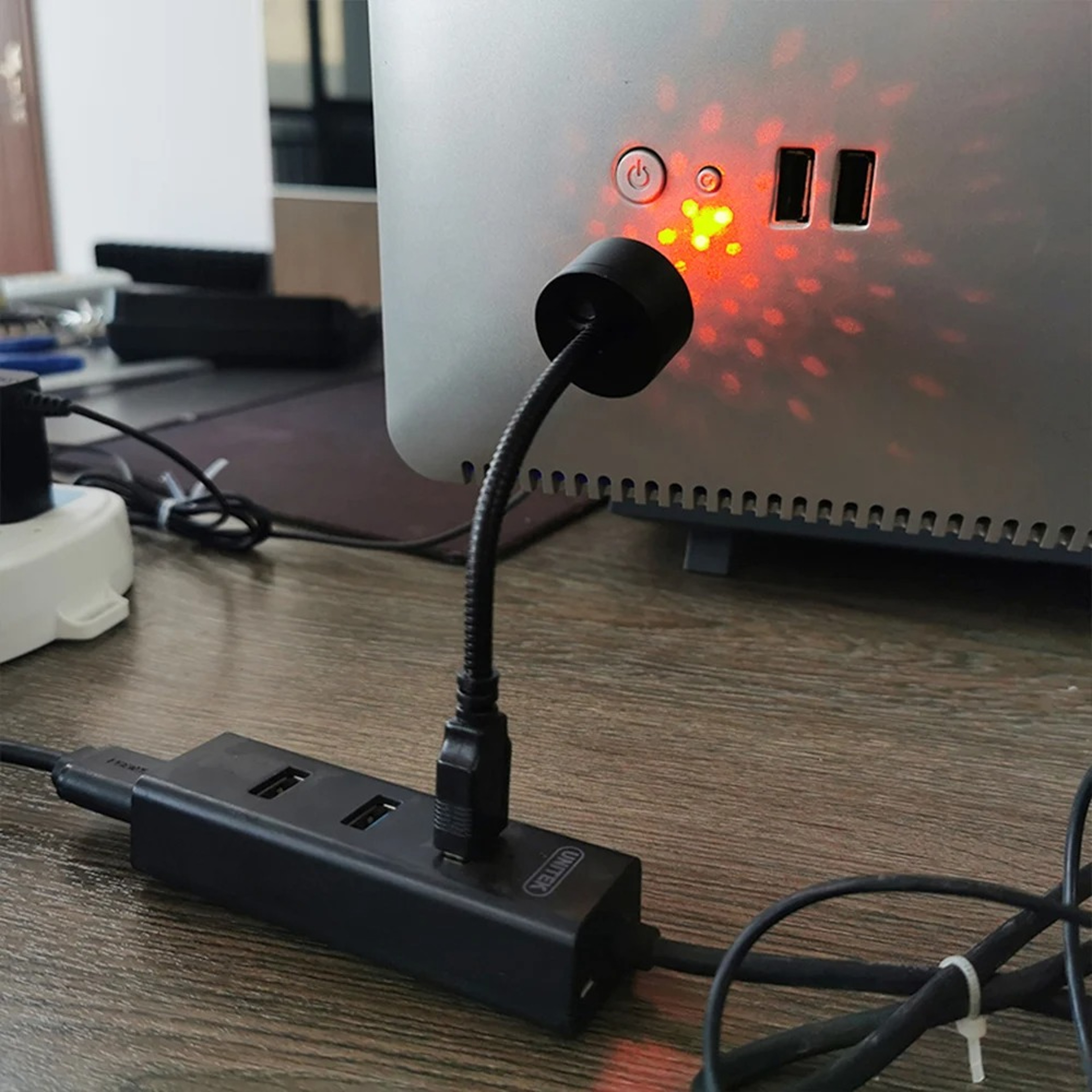 Mini LED Star Night Light Projector For Car Ceiling USB Atmosphere Galaxy Lamp Adjustable Decorativ 5