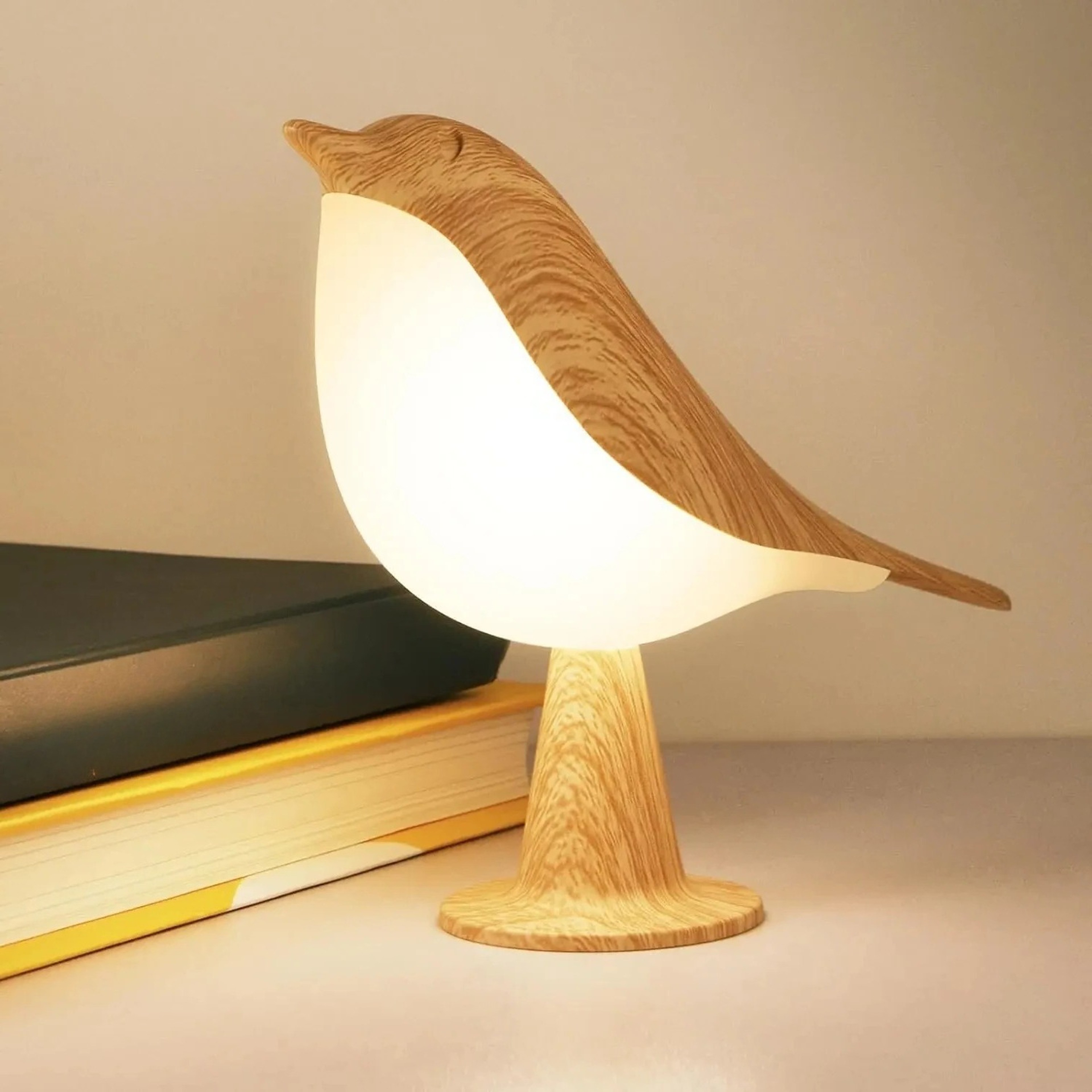 Bird Desk Lamp With Touch Sensor  Color Temperature Control Cordless Kids Night Light For Bedside 1
