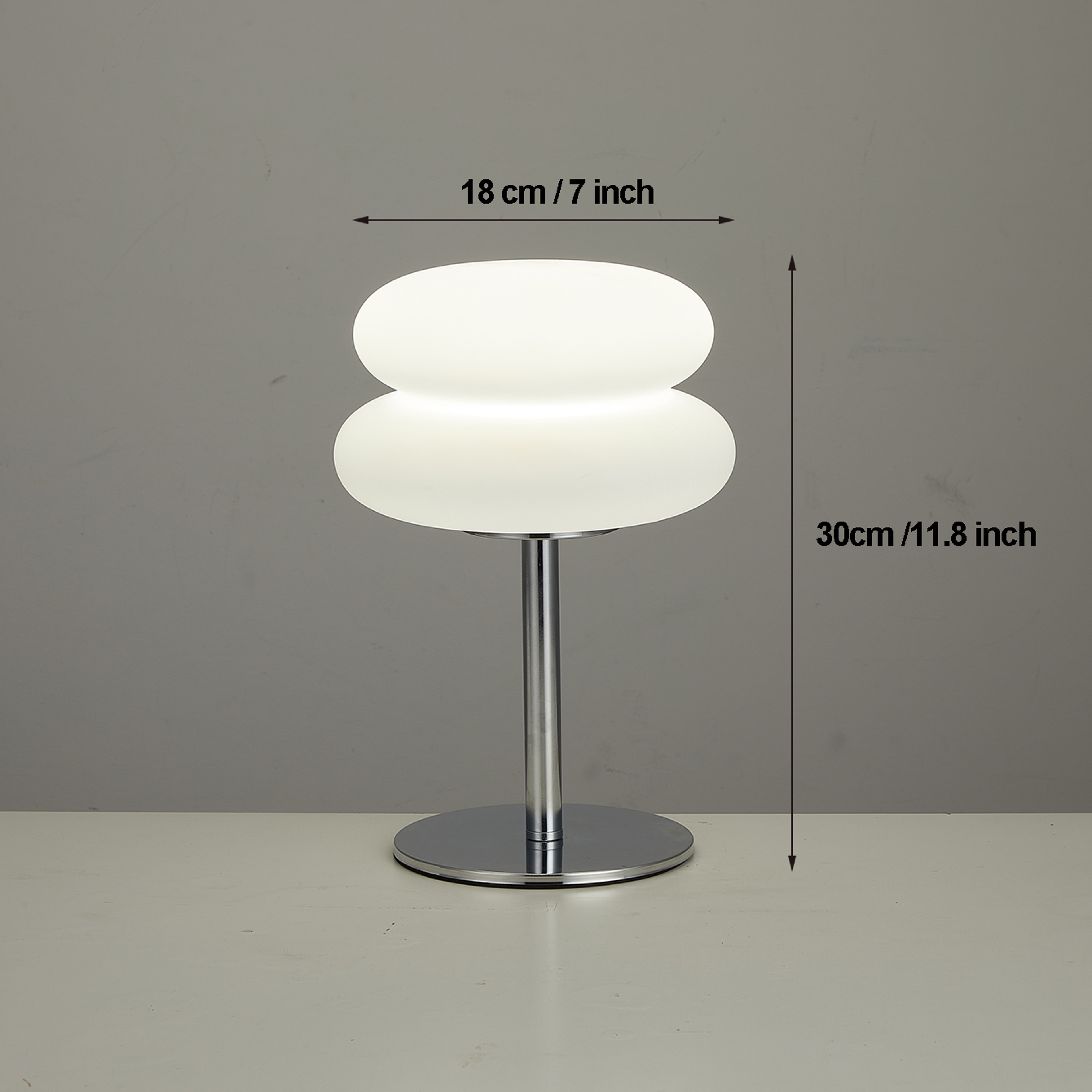 Creamy Style USB Bedside Table Lamp Tri Color Dimmable Nightstand Light – view 6
