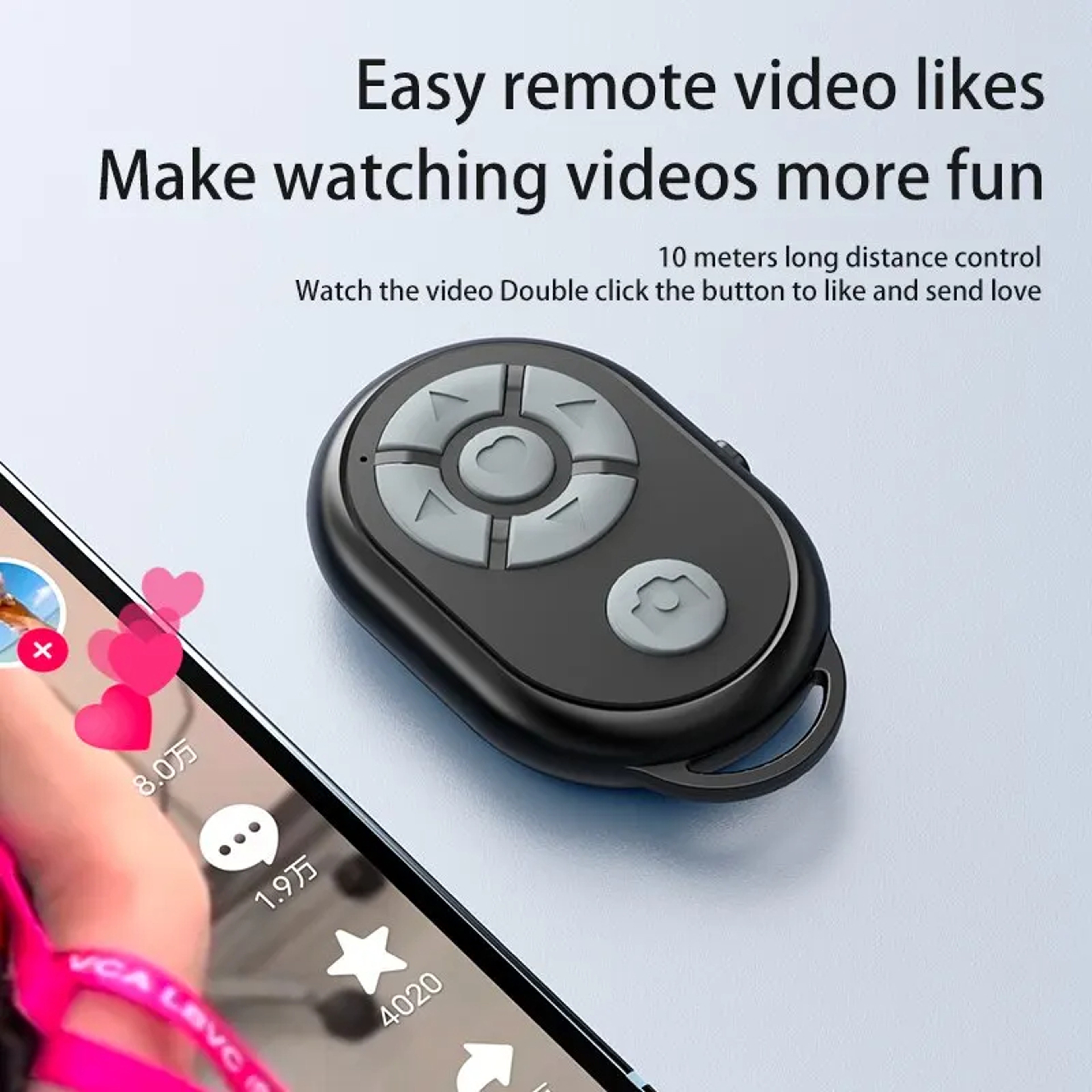 Bluetooth Selfie Stick With Remote Control  Camera Bluetooth Controller 4