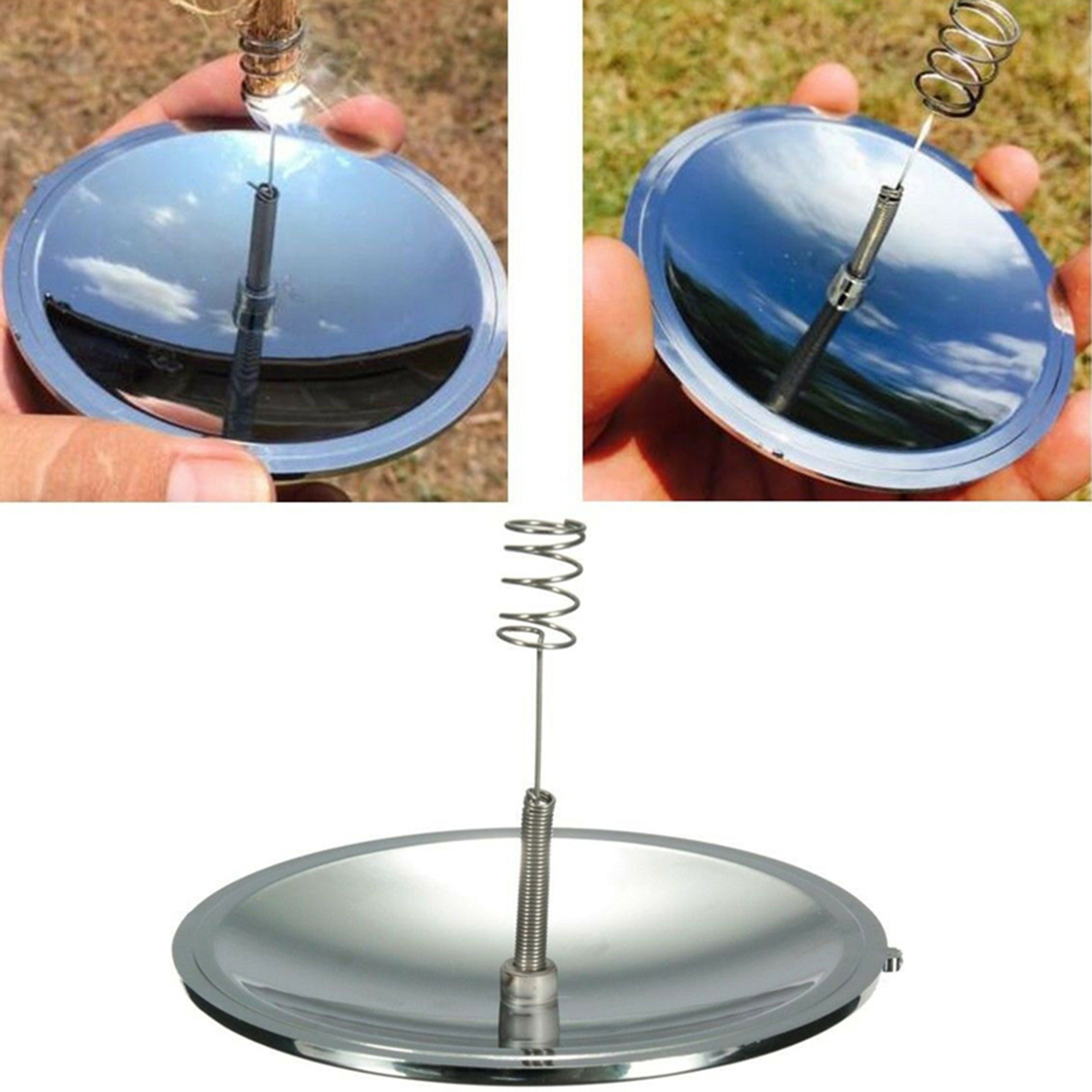 Solar Lighter For Outdoor Fire Ignition Waterproof  Windproof Emergency Survival Tool For Camping H 2