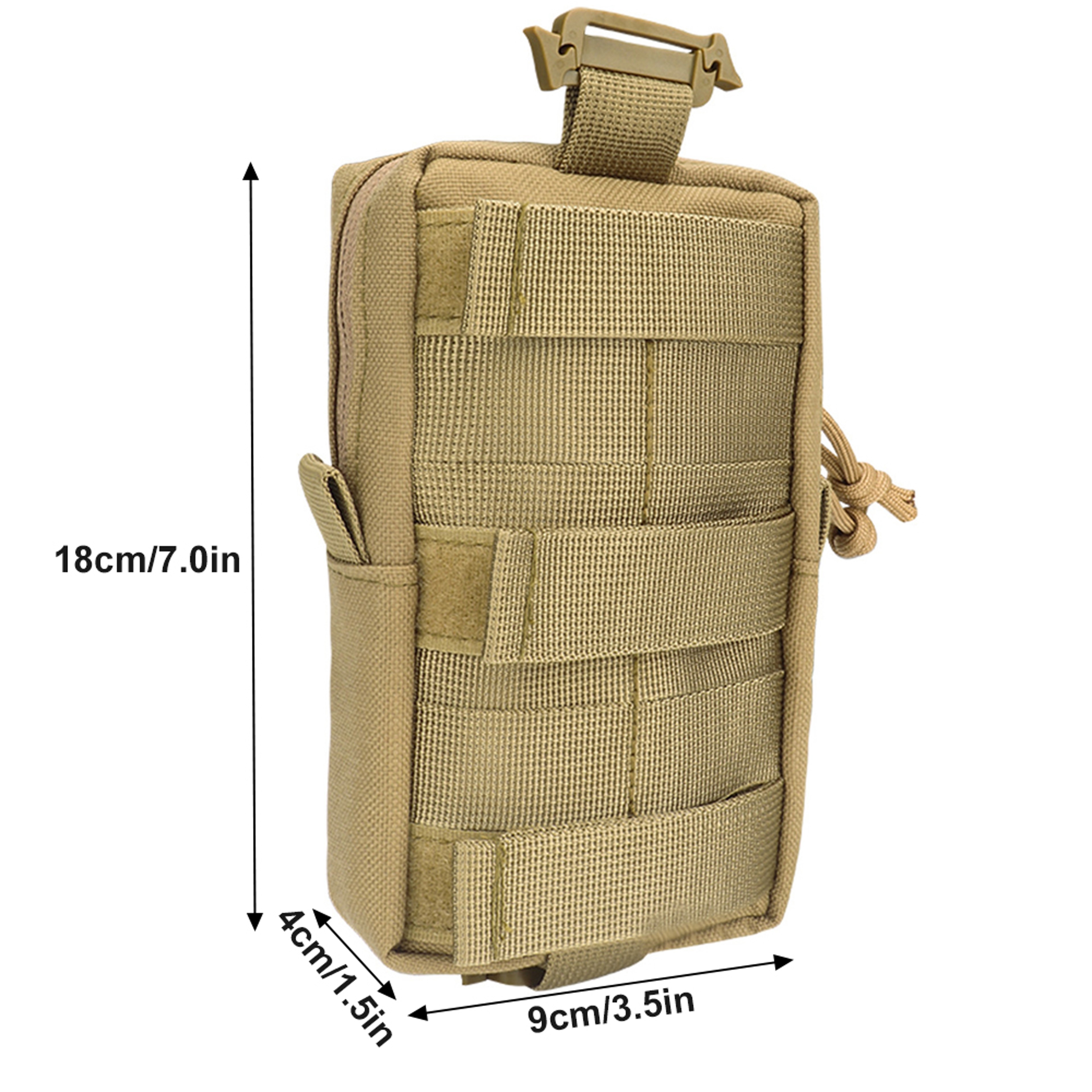 Tactical Utility Pouch for Backpack, MOLLE Phone & Gear Attachment – view 6