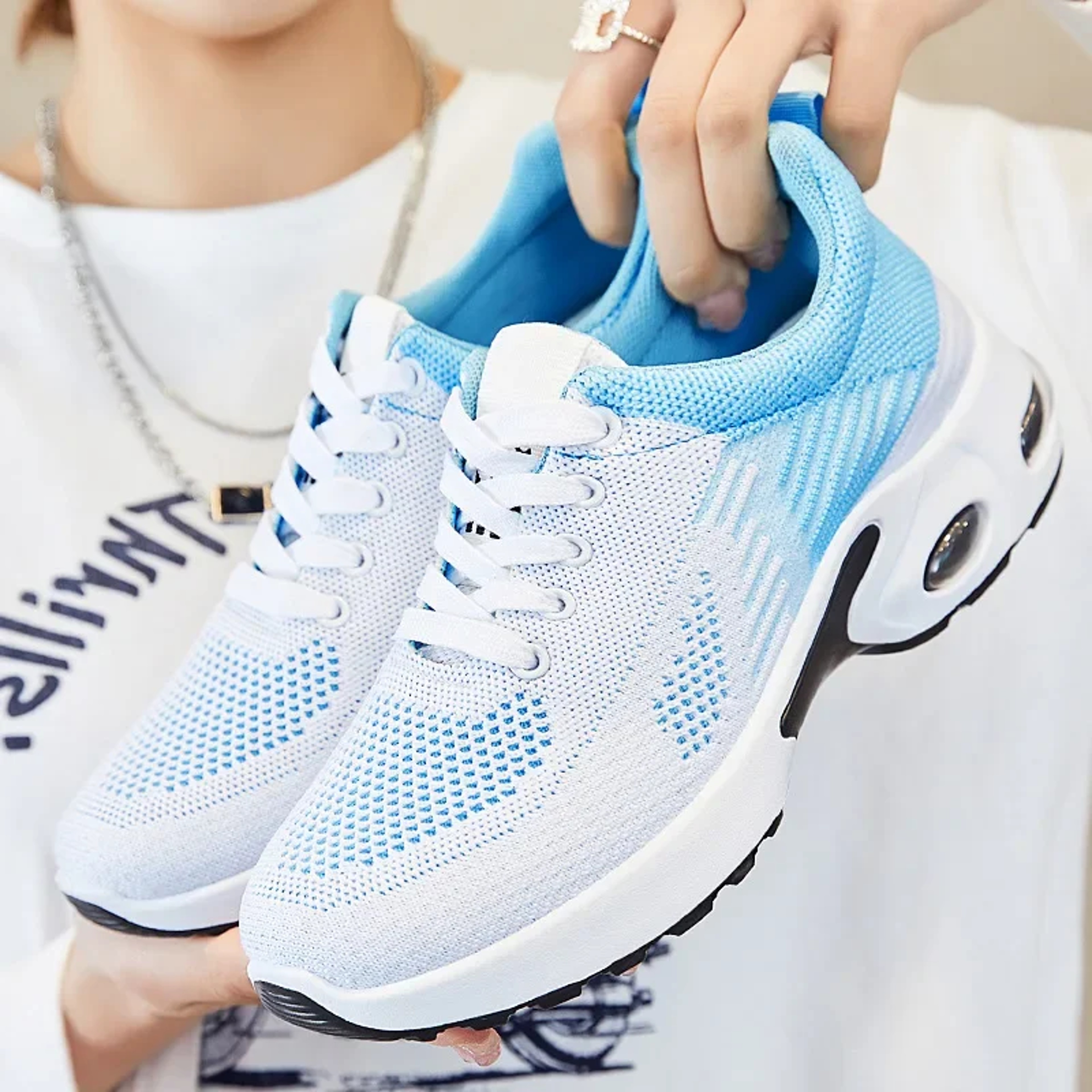 Womens Breathable Mesh Sneakers Casual & Comfortable Summer Shoes – view 4