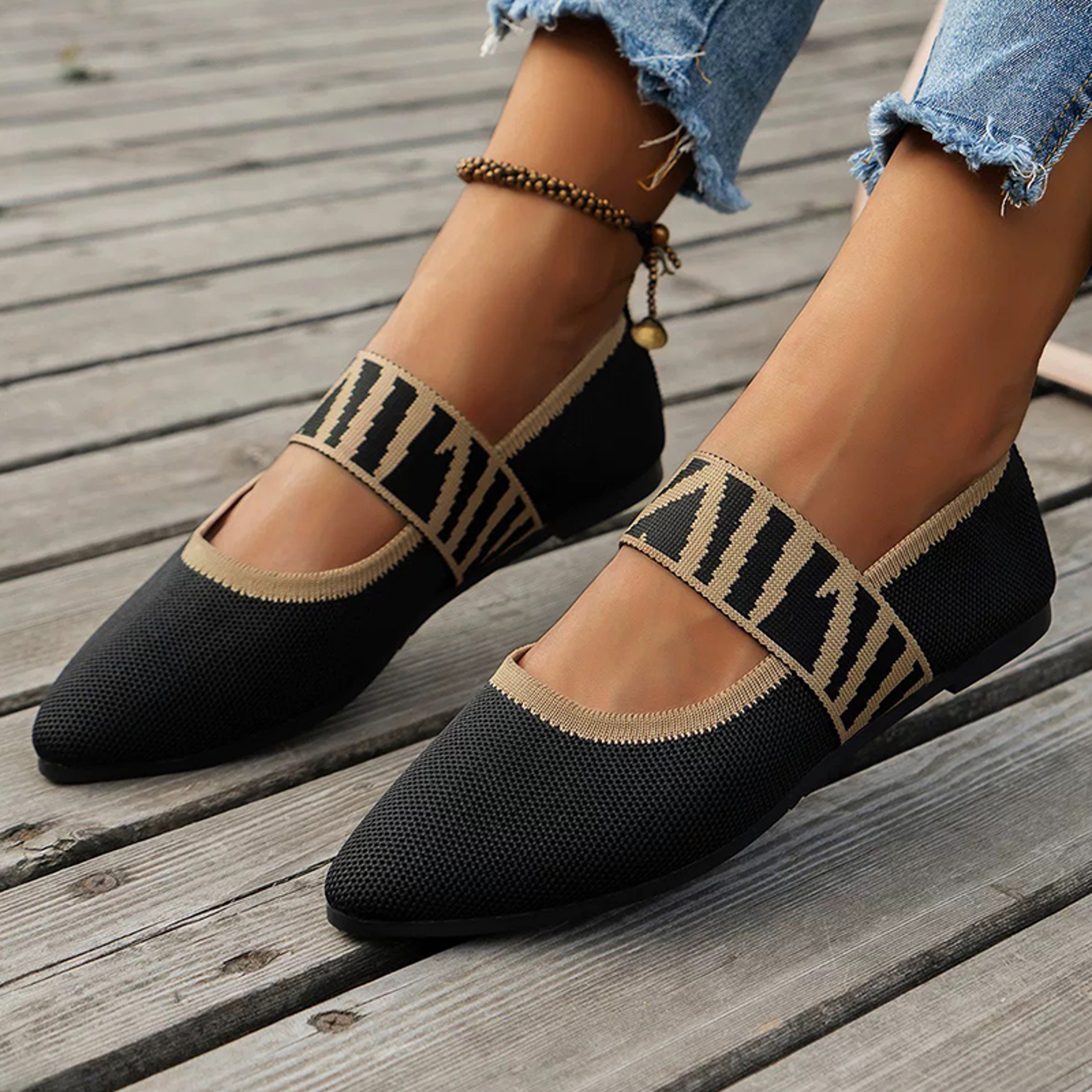 Comfortable Womens Ballet Flats Elegant Low Heel Sneakers for Everyday Wear – view 4