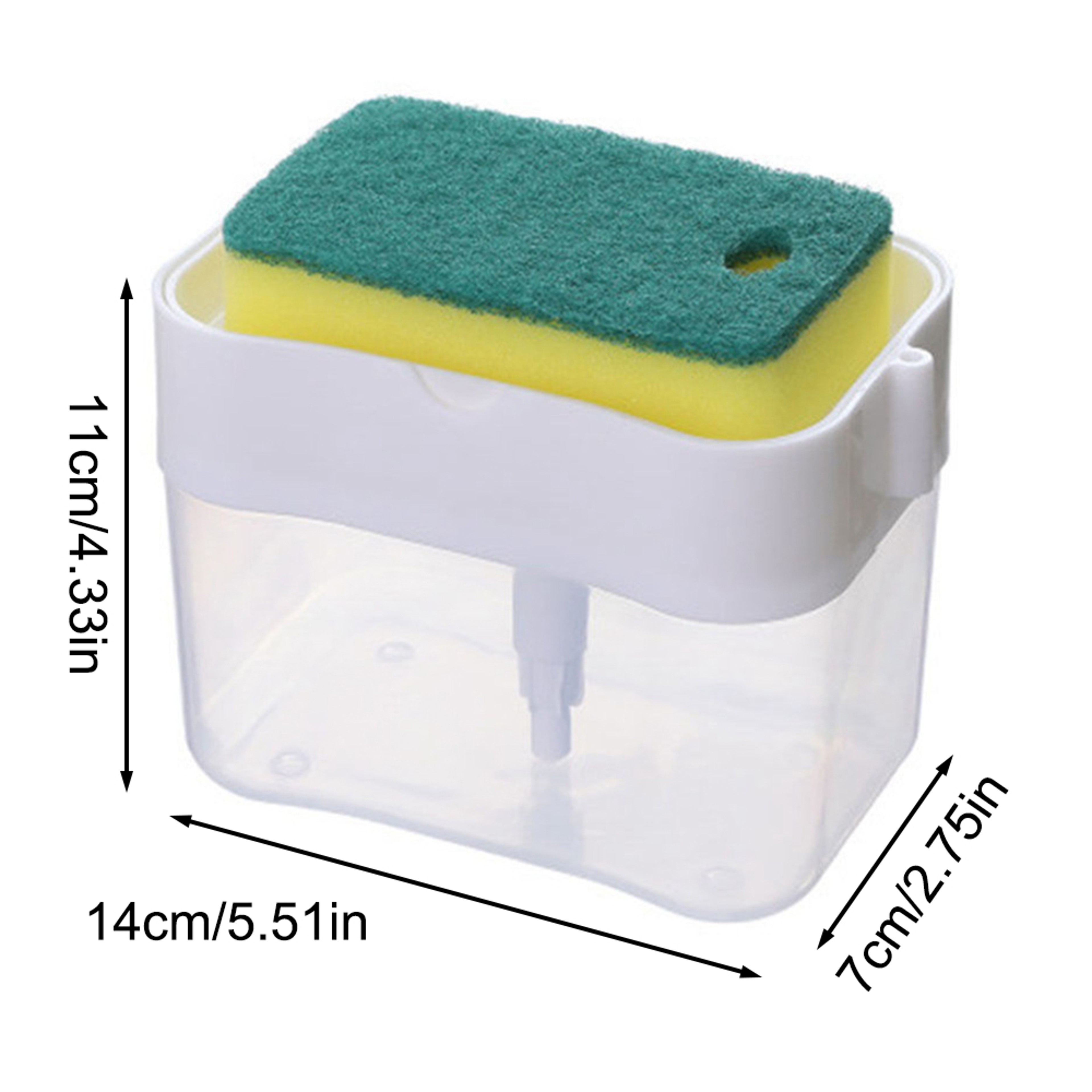 Automatic Dishwashing Brush With Soap Dispenser Efficient Pot Brush For Kitchen Cleaning 4