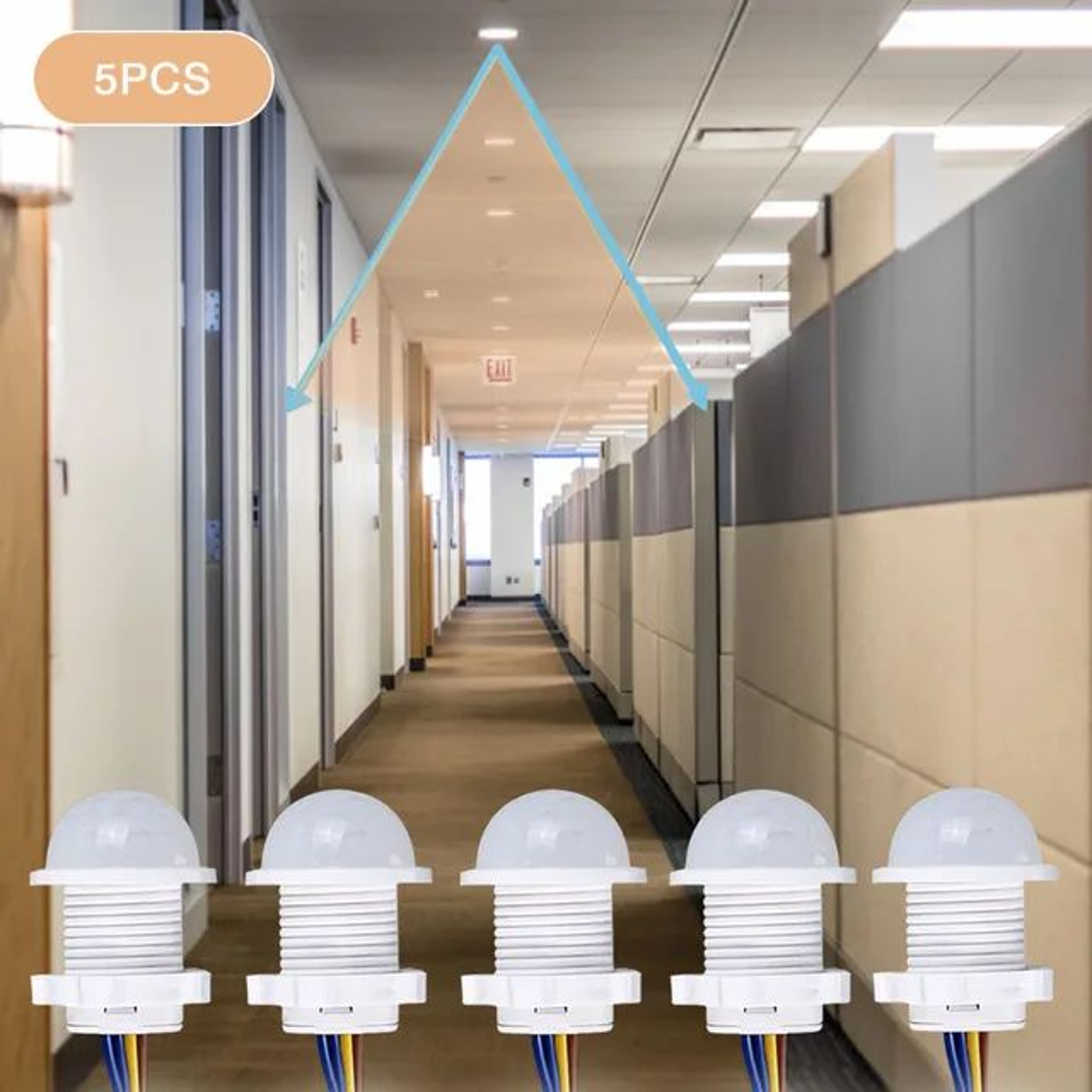 Smart PIR Sensor Detector Switch Auto OnOff For LED Ceiling Light  Panel Light 7