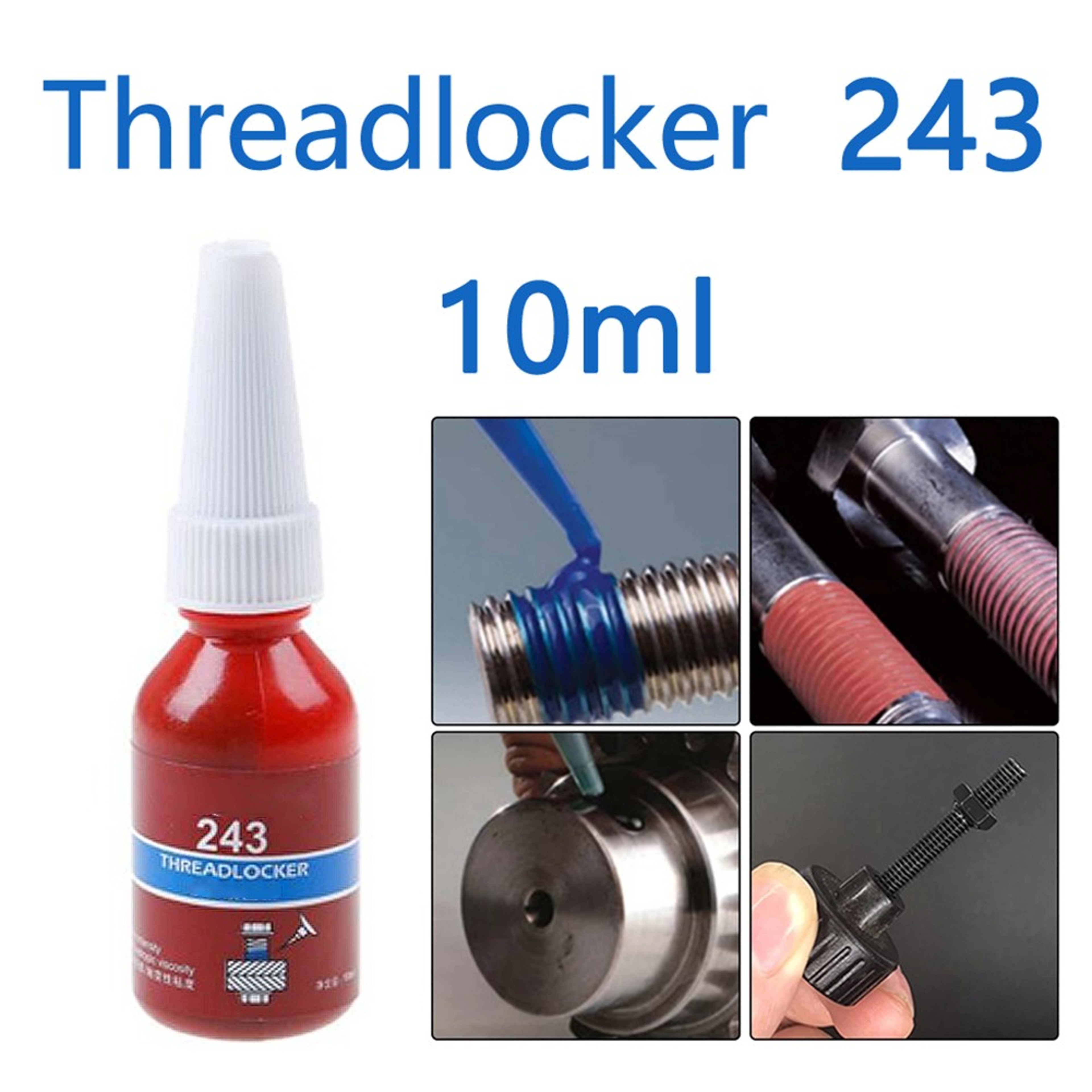 Blue Threadlocker Medium Strength Locking  Sealing Solution 1