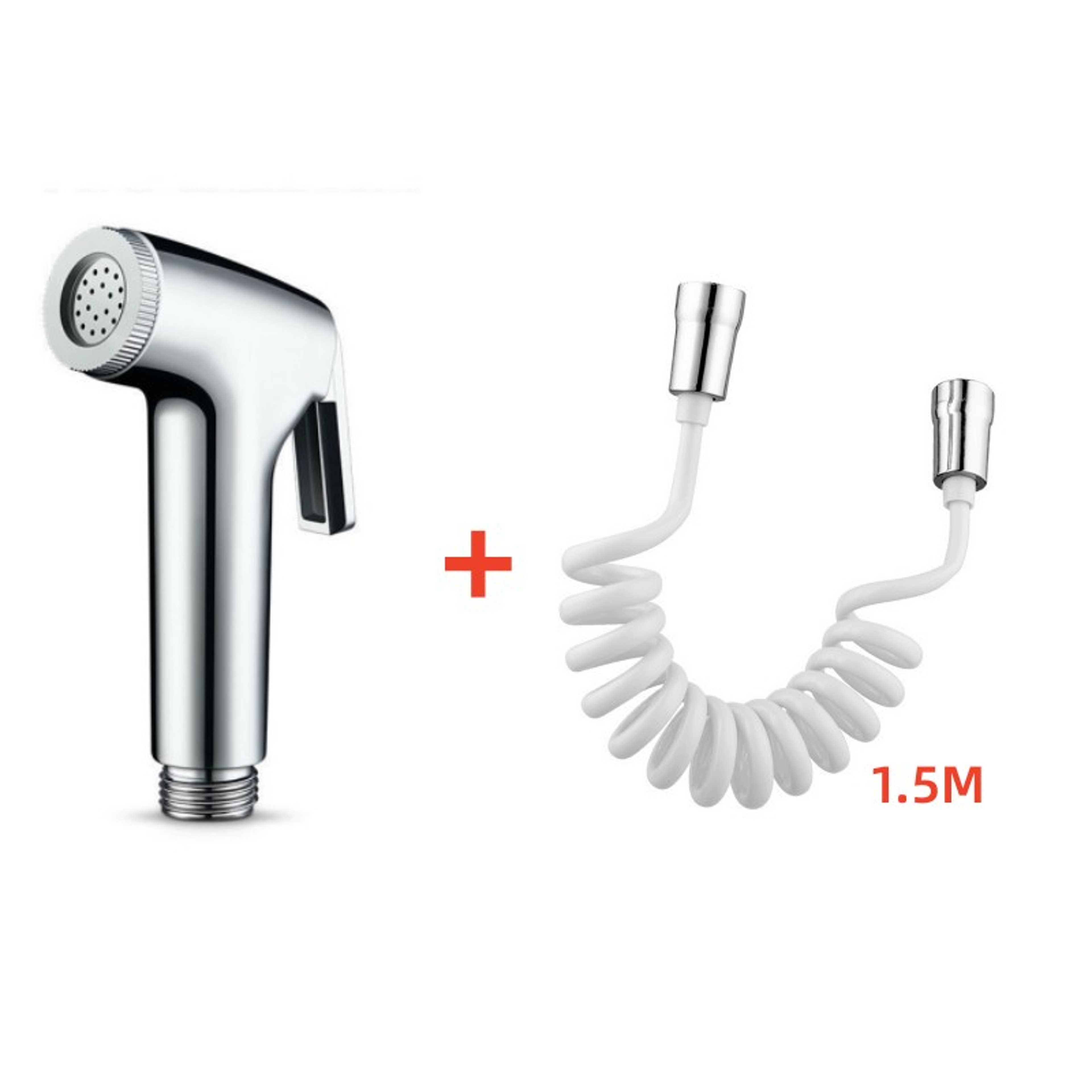Handheld Bidet Sprayer For Toilet Flexible Spring Shower Head With Hose Soft Tube For Bathroom Acce 5