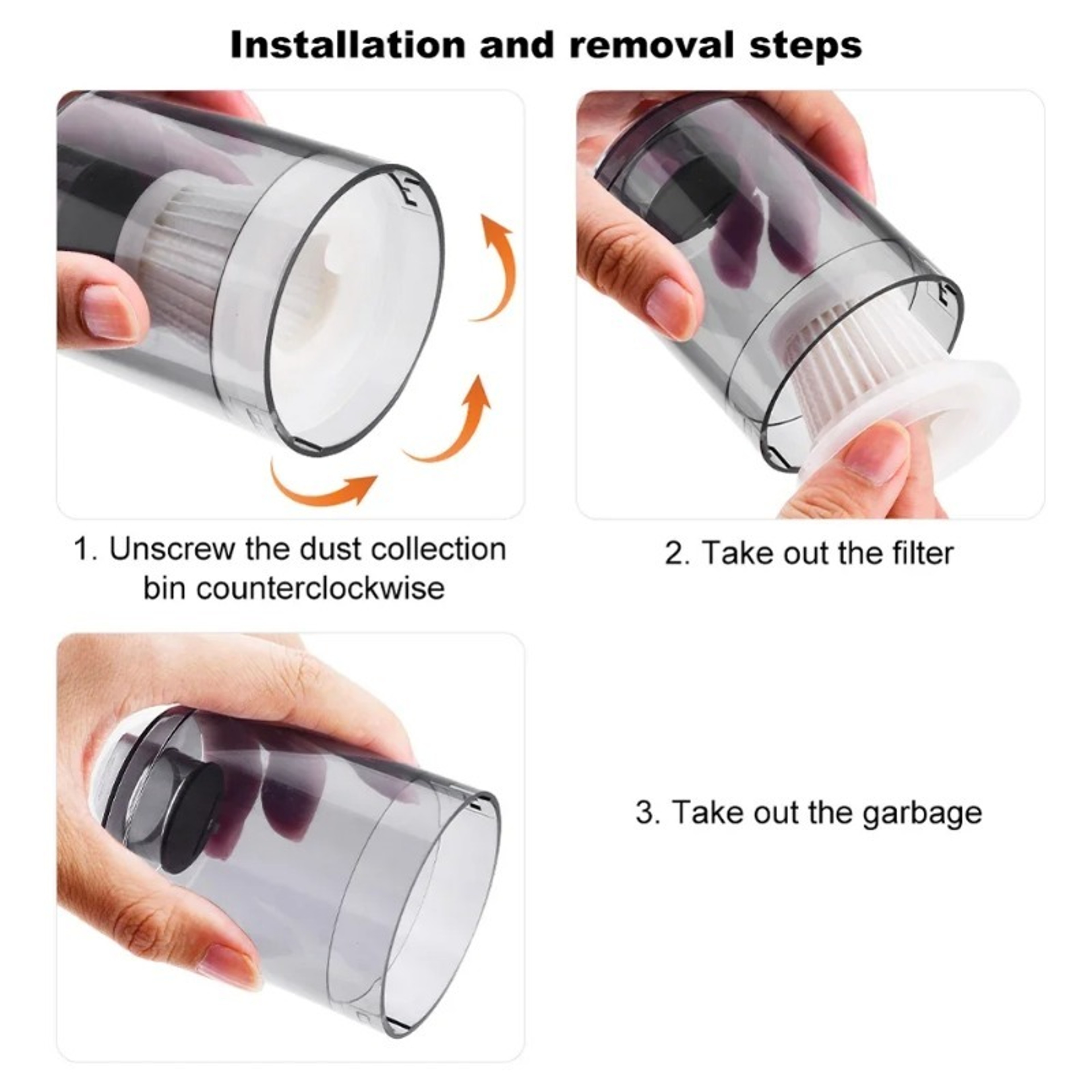HEPA Vacuum Filter Replacement For Cordless And Handheld Vacuum Cleaners 3