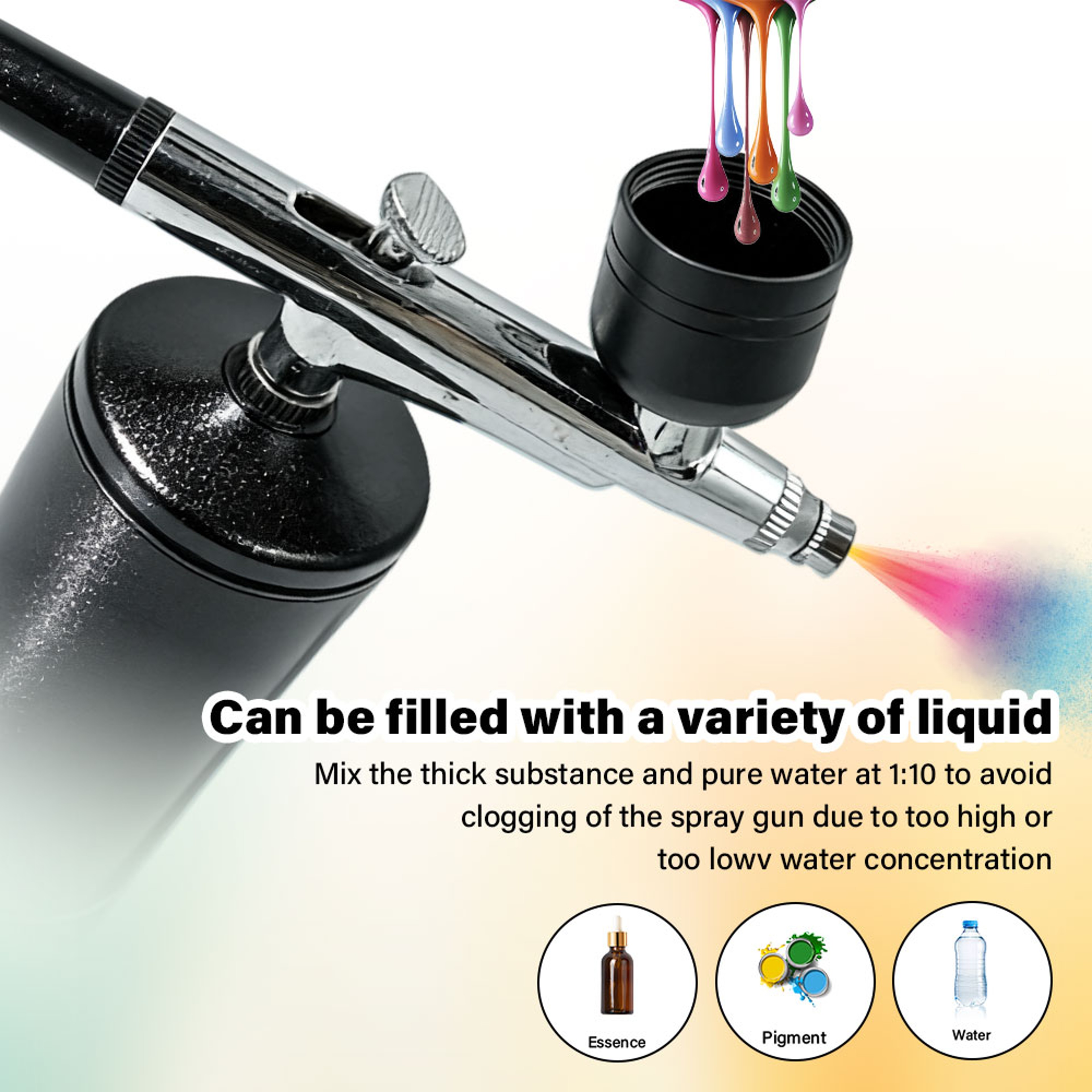 Premium Mini Airbrush Nail Art Kit With Compressor For Nails  Cakes 1