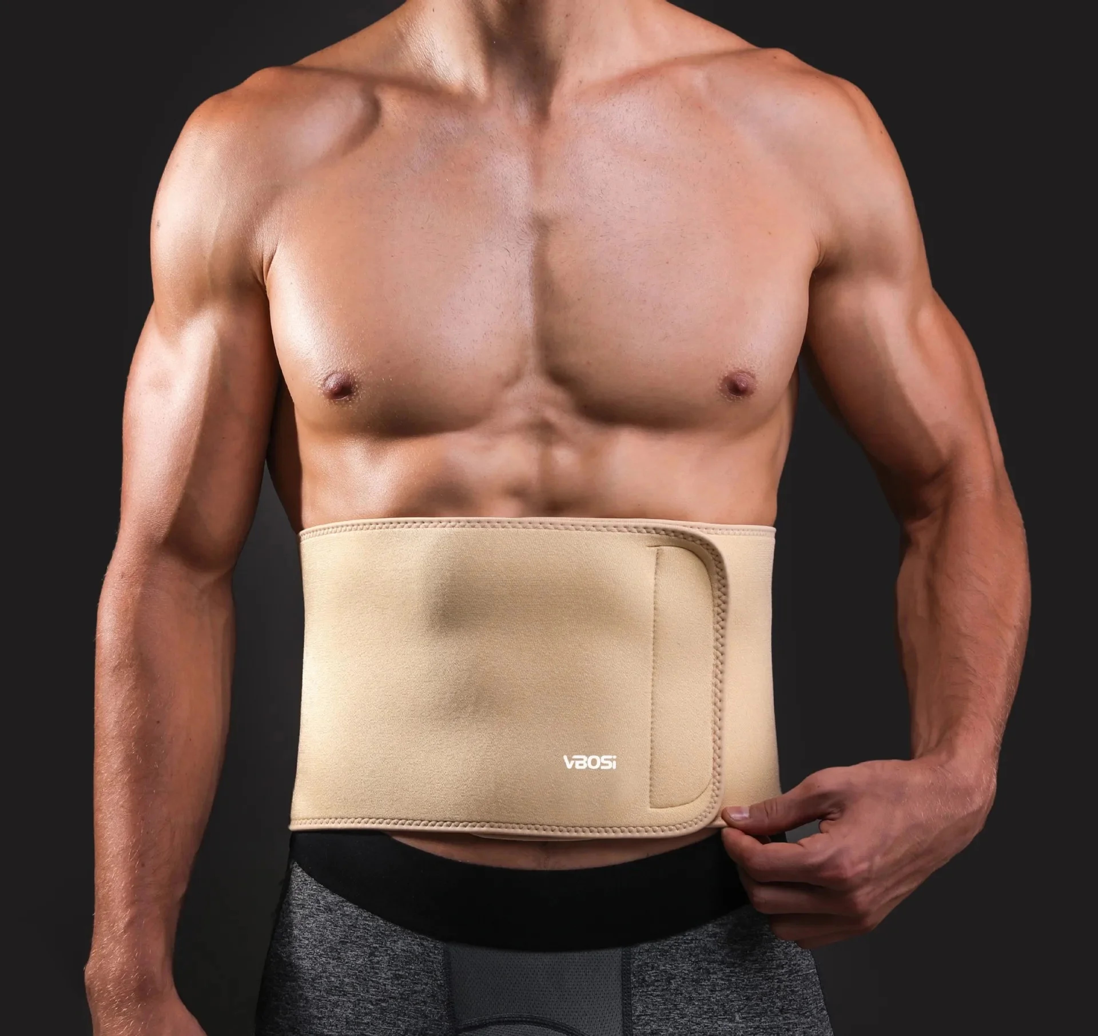 Adjustable Waist Support Brace With PVC Stays For Men  Women Ideal Back Brace For Sports Training   2