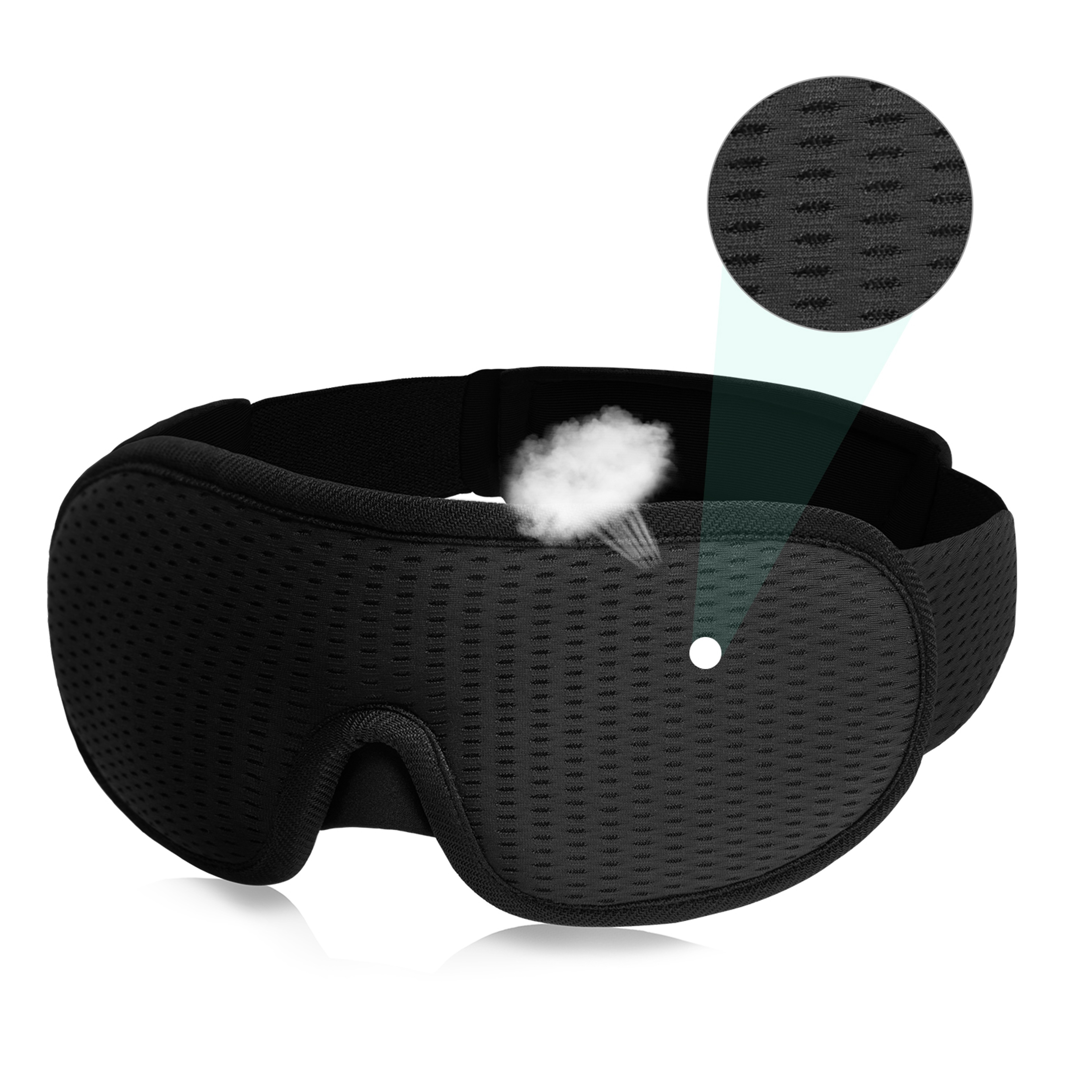 Sleeping Mask Soft Padded Eye Shade For Light Blocking Sleep Aid And Comfort 7