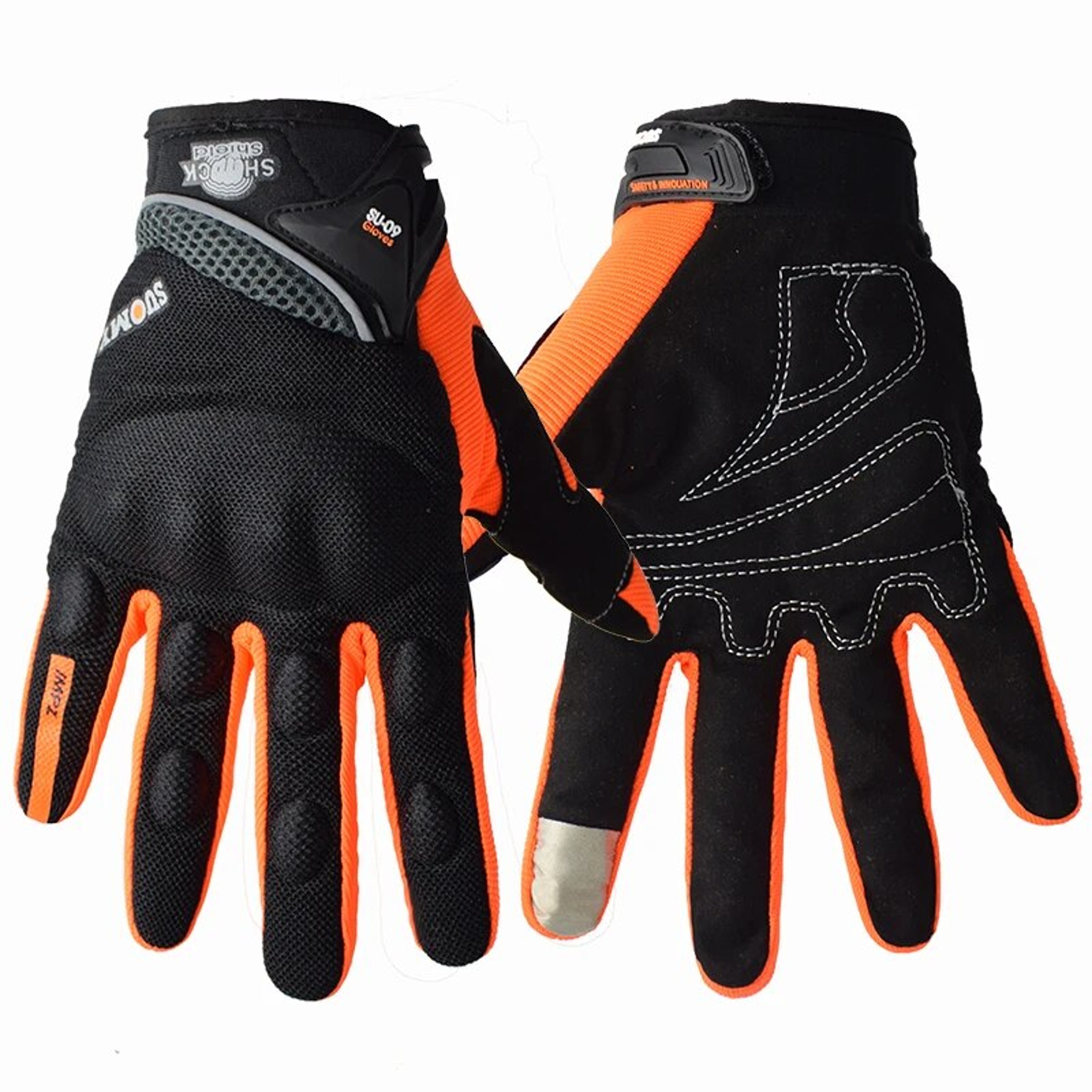 Breathable Full Finger Racing Motorcycle Gloves Stylish Antiskid  Durable Protection For Riders 8