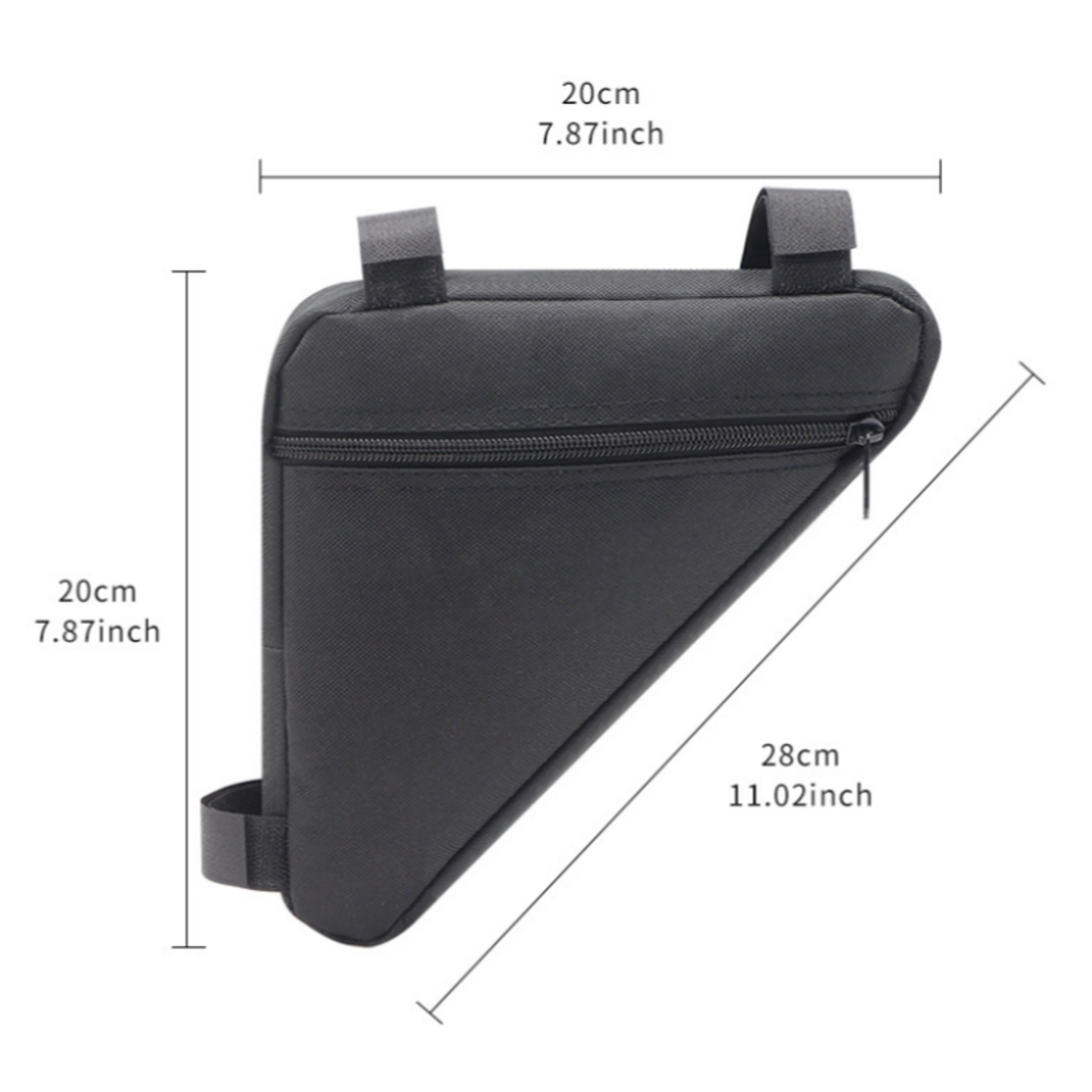 Waterproof Bicycle Triangle Bag For Front Frame Versatile Cycling Handlebar Bag 4