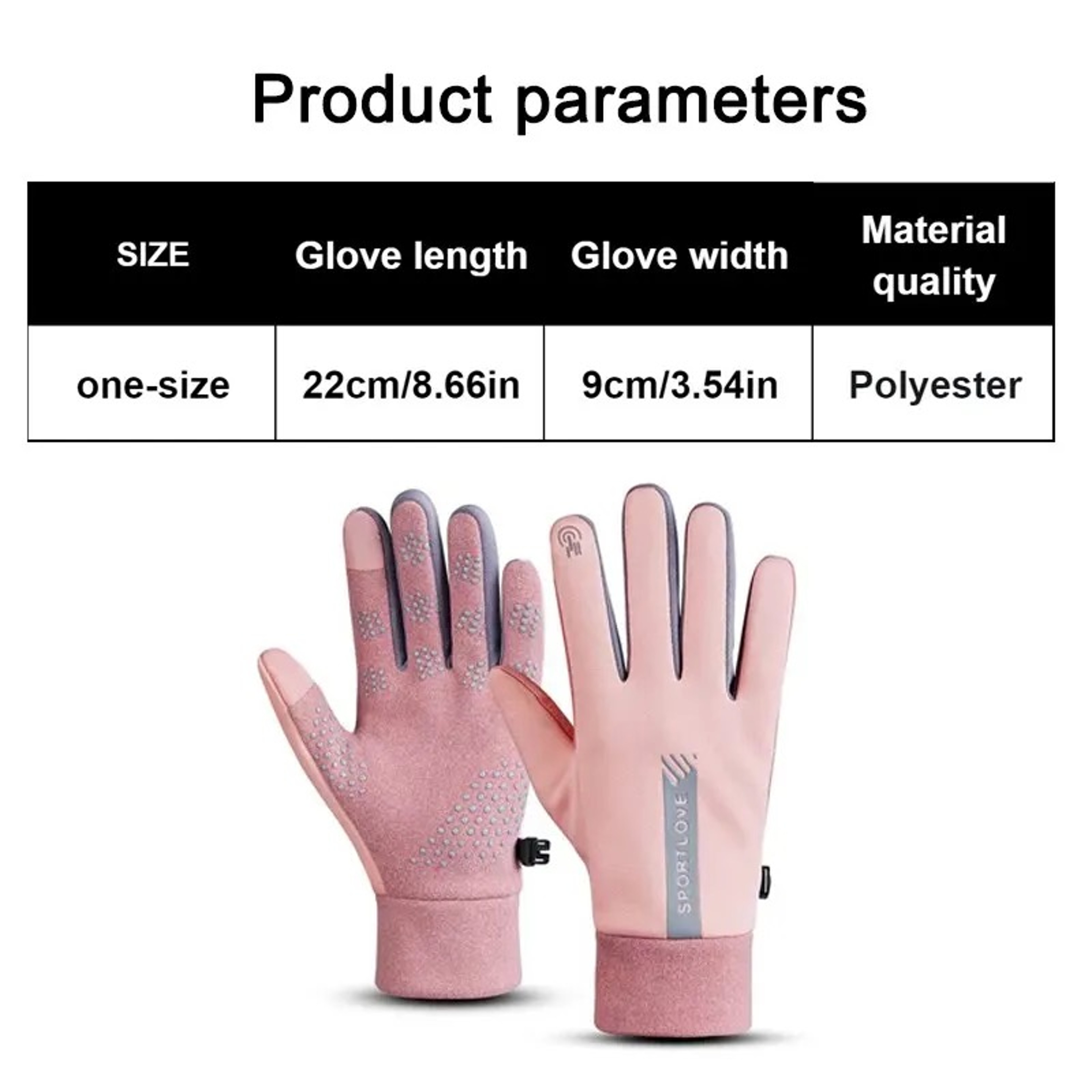 Winter Cycling Gloves For Women Waterproof Thermal Fleece Mittens For Outdoor Activities 3