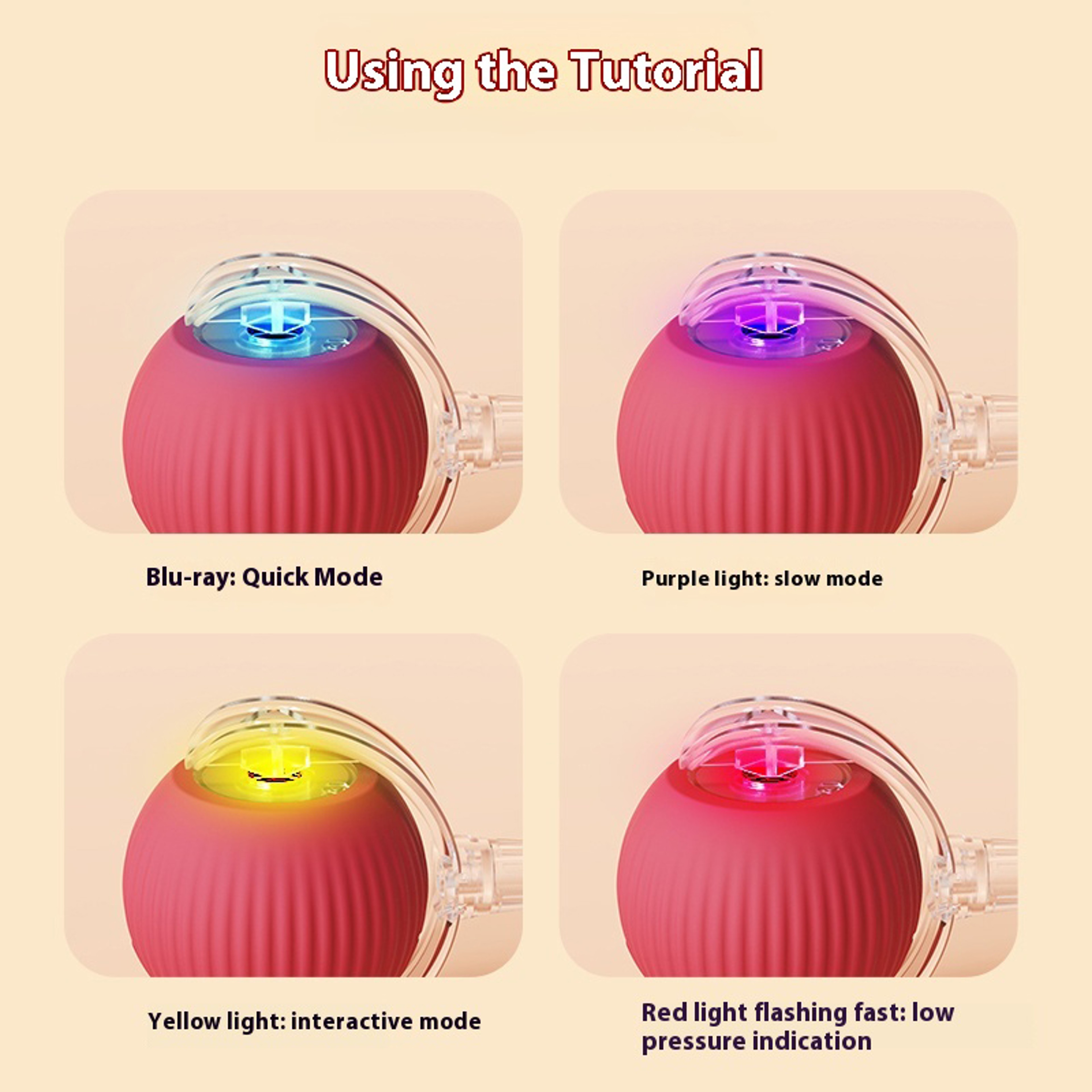 Interactive Electric Cat Ball With Teaser Bird Rechargeable Smart Pet Toy 2