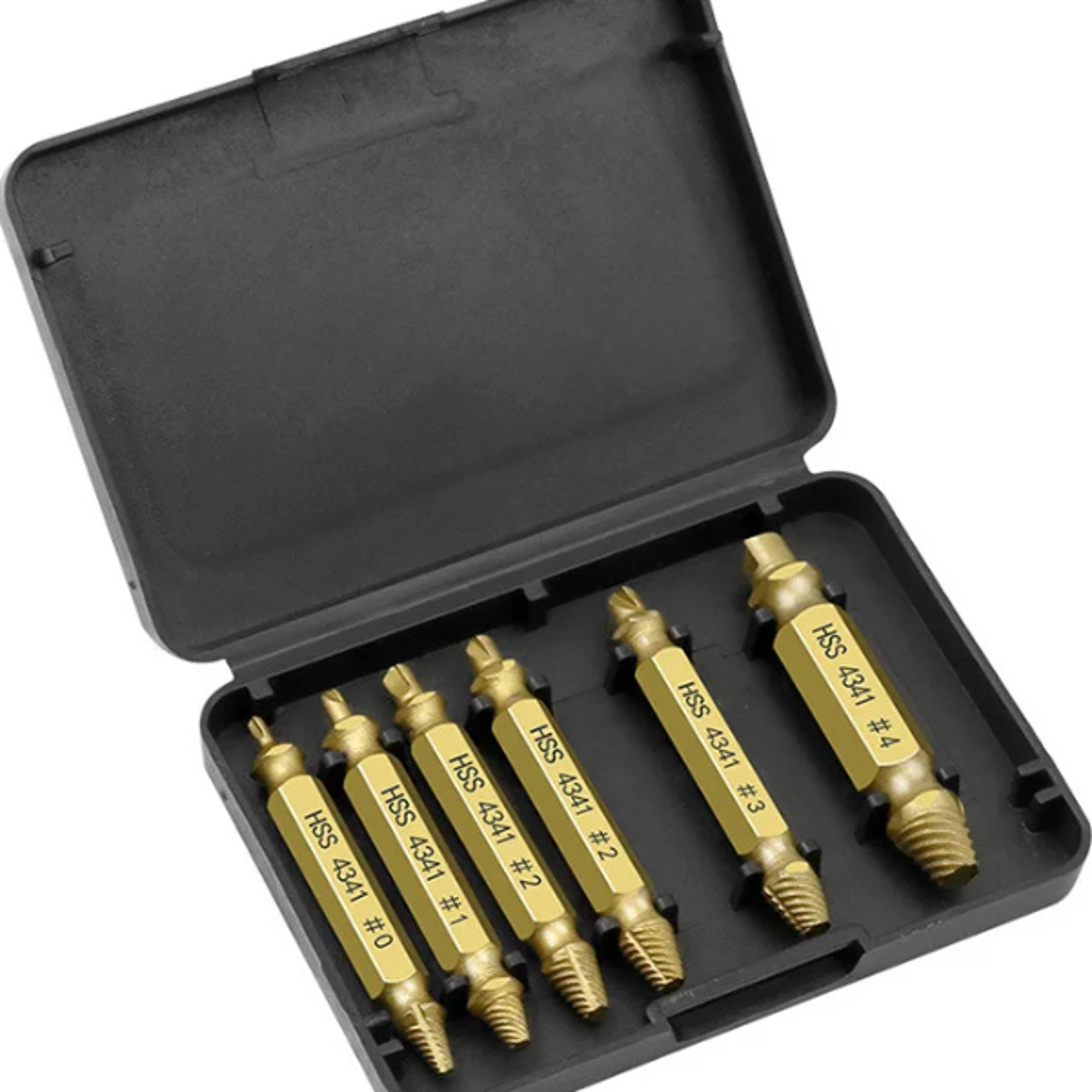 Damaged Screw Extractor Set Drill Bit for Stripped  Broken Screws Quick  Easy Remover Kit for Powe