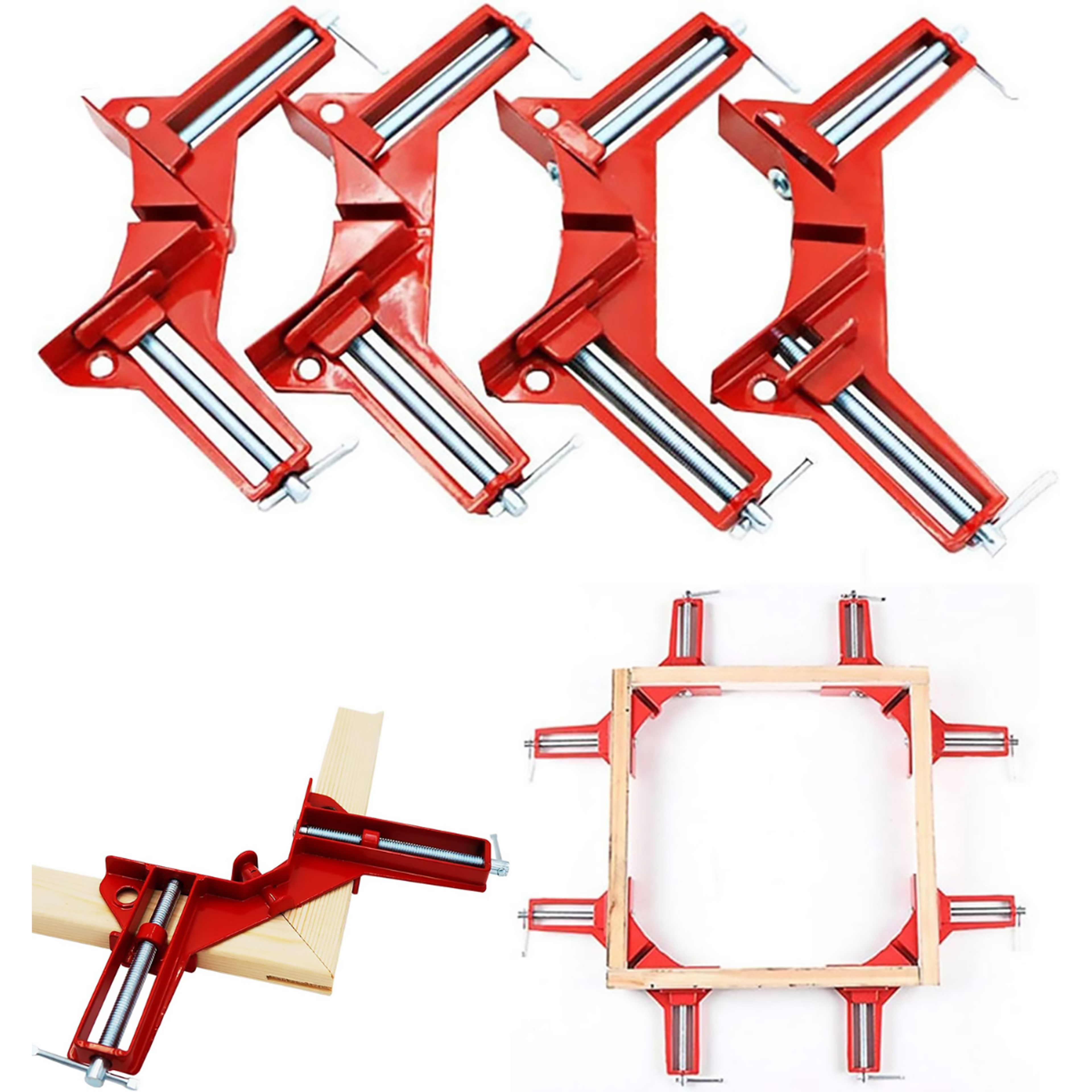 Right Angle Clamp Ideal for Picture Frames, Glass, and DIY Woodworking – view 3