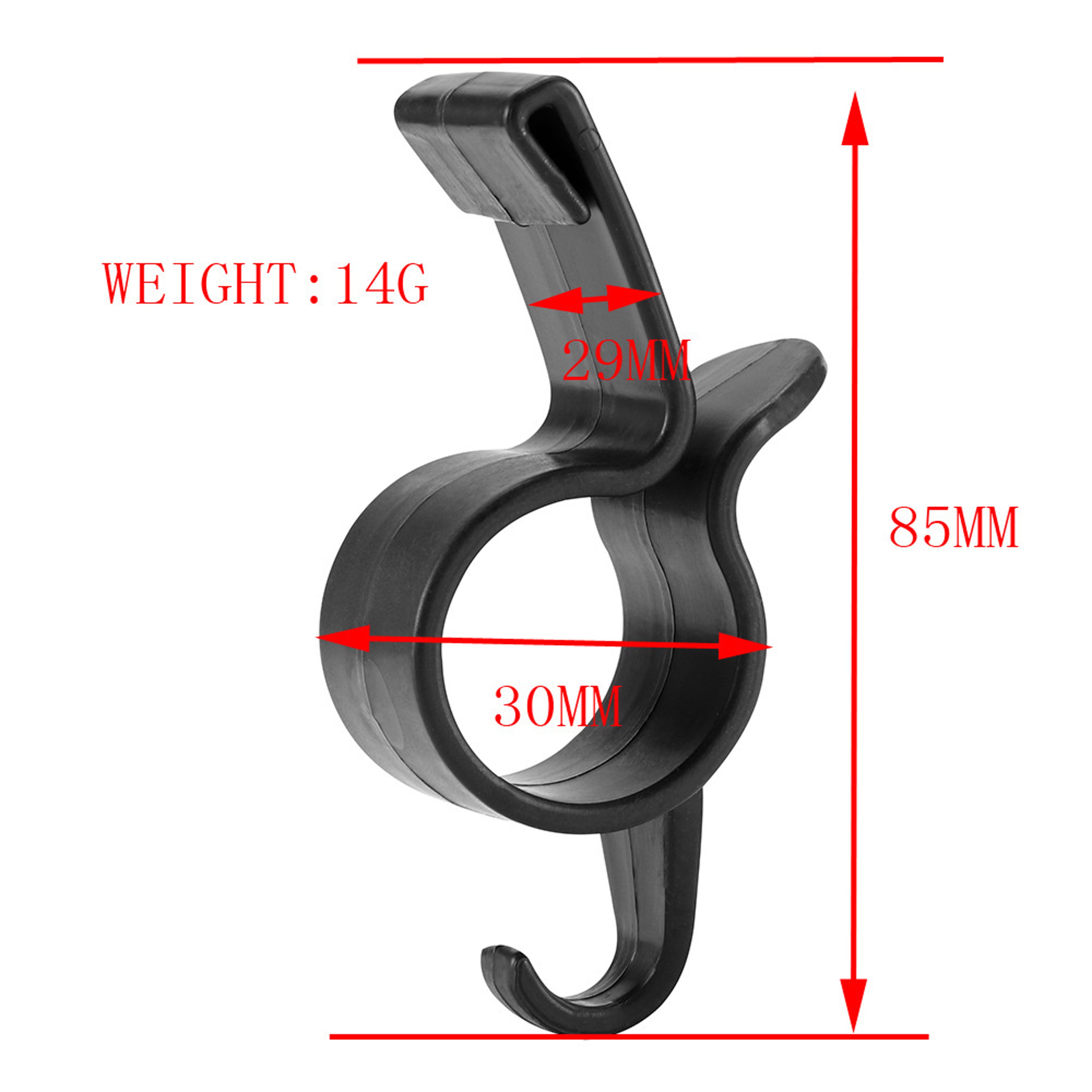 Universal Car Umbrella Holder Versatile Trunk Hook For Towel Umbrella  Plant Storage 5