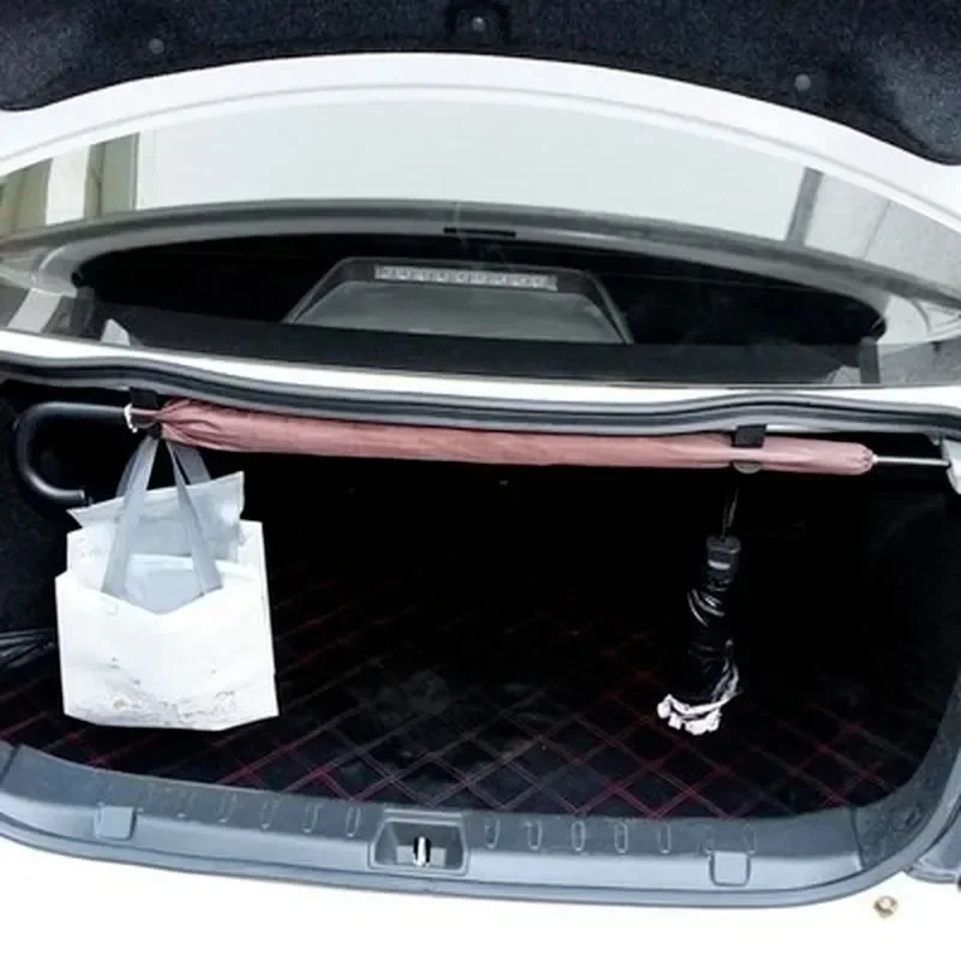Universal Car Umbrella Holder Versatile Trunk Hook For Towel Umbrella  Plant Storage 1