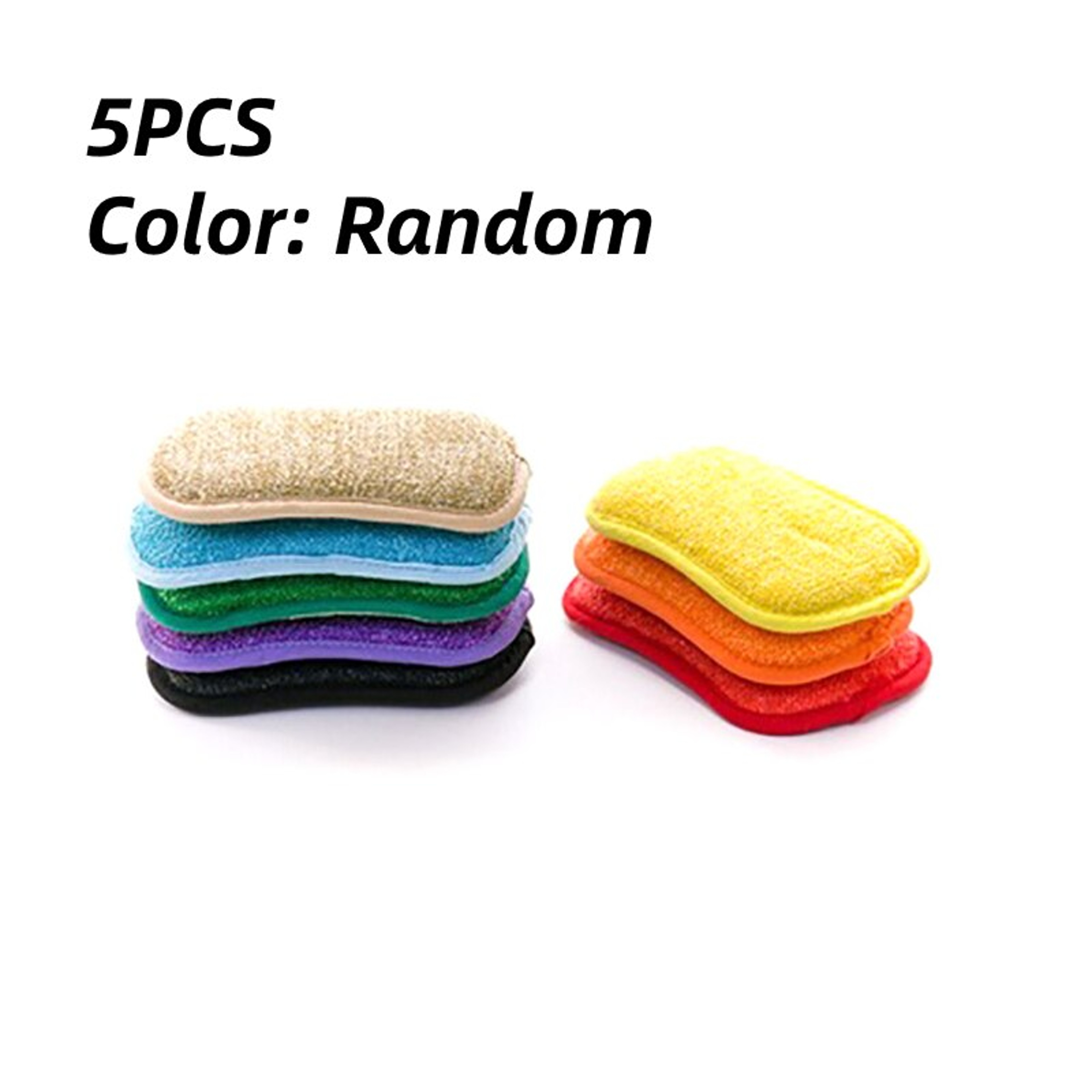 Microfiber Scrub Sponges For Kitchen  Bathroom Cleaning 6