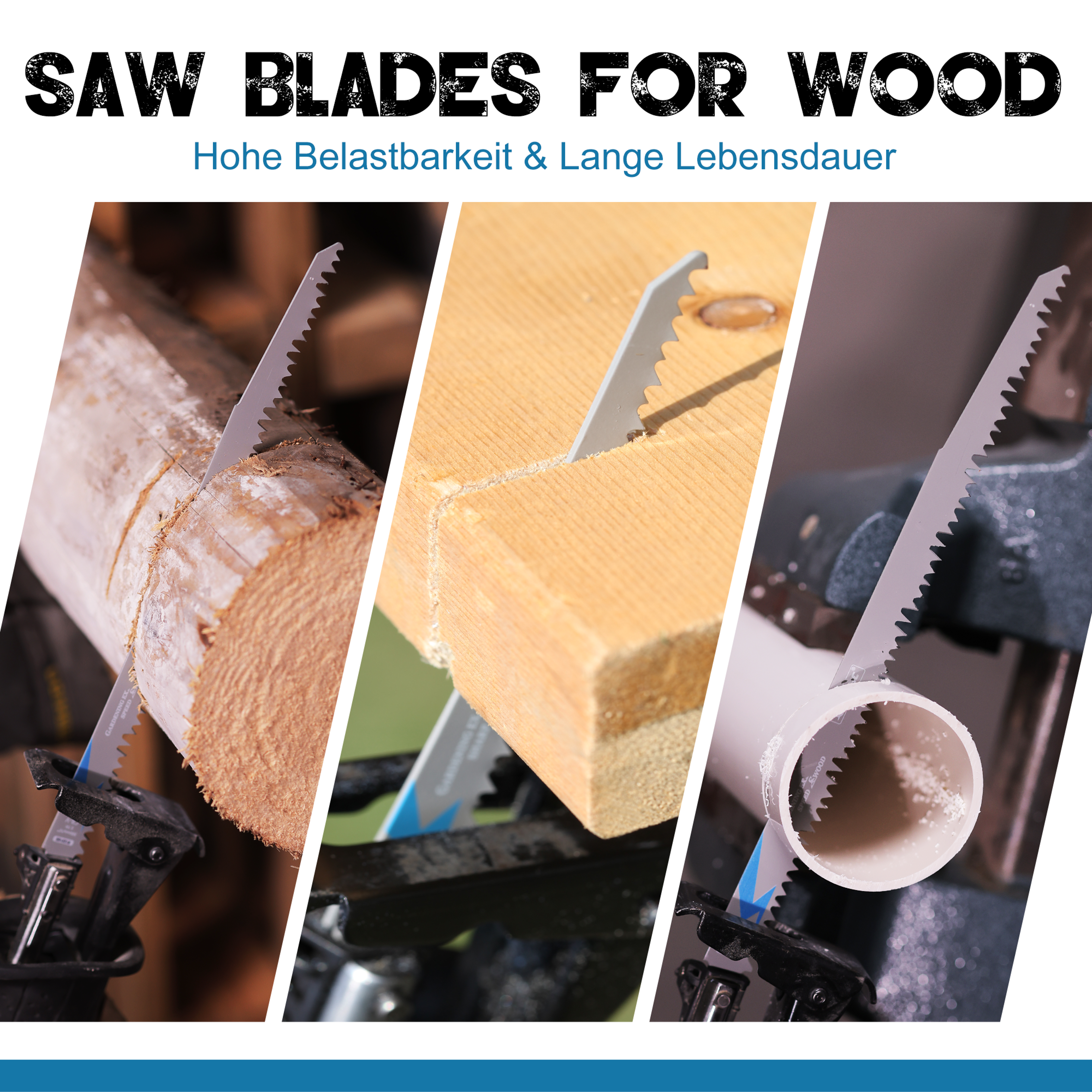 Wood Pruning Reciprocating Saw Blades Sharp Ground Teeth for Recip Saw Durable Sabre Saw Replacement Blades – view 5