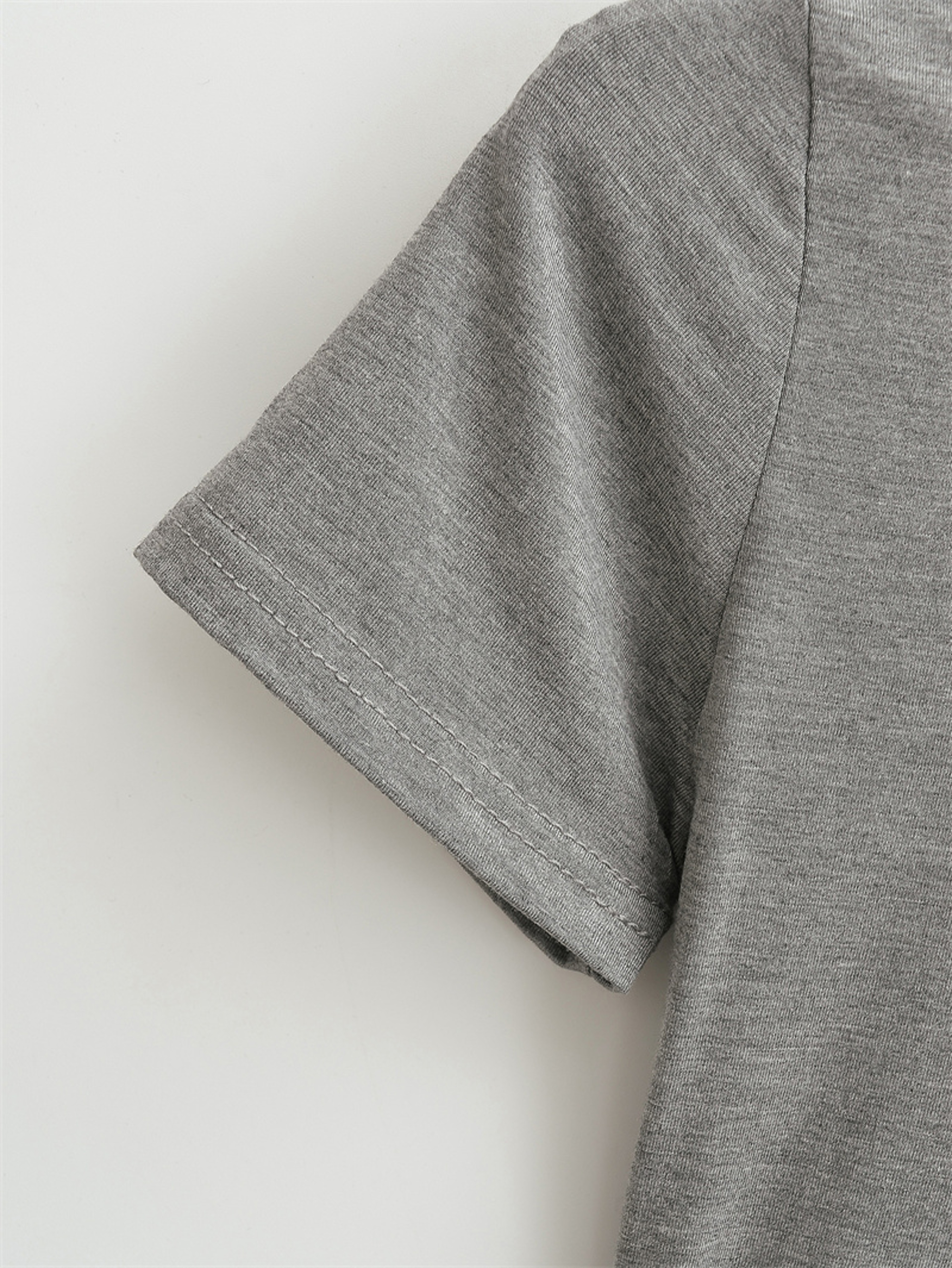 Sexy Slim Fit Casual TShirt For Women Trendy Solid Color ShortSleeve Fashion Top 5