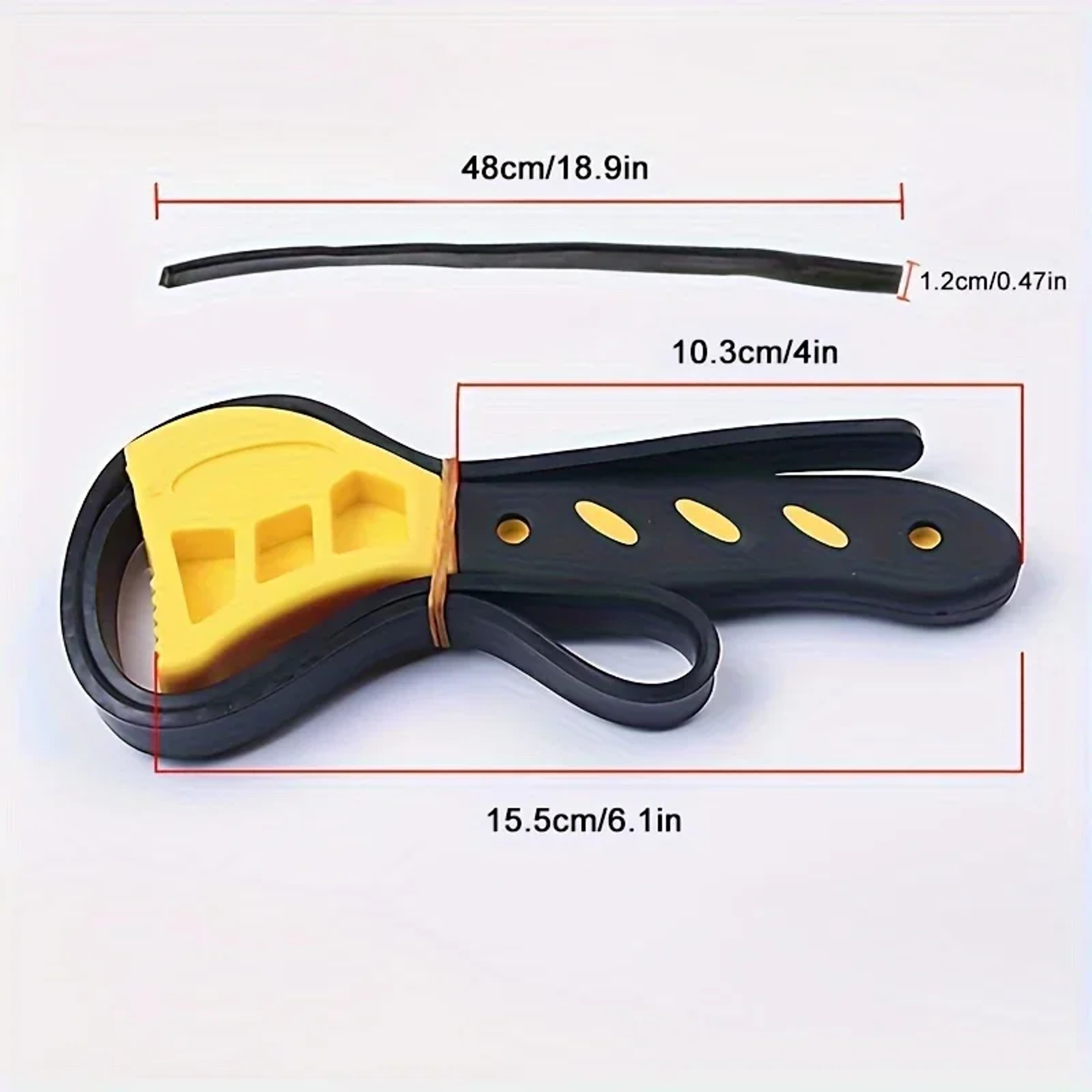 Adjustable Oil Filter Wrench HeavyDuty Strap Spanner For Easy Disassembly 4