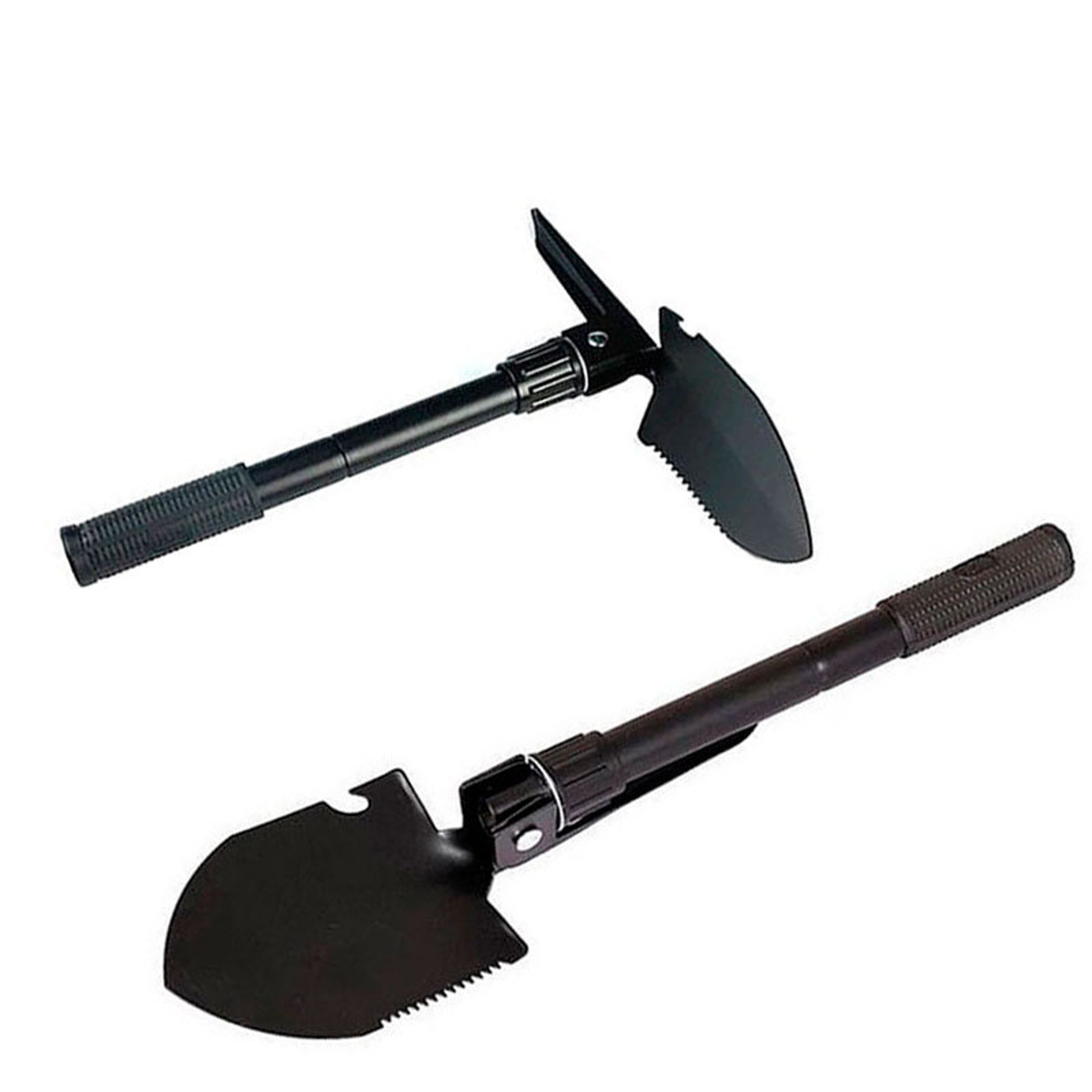 Foldable Portable Survival Shovel With Compass  Storage Bag Ideal Camping  Selfdefense Tool 1