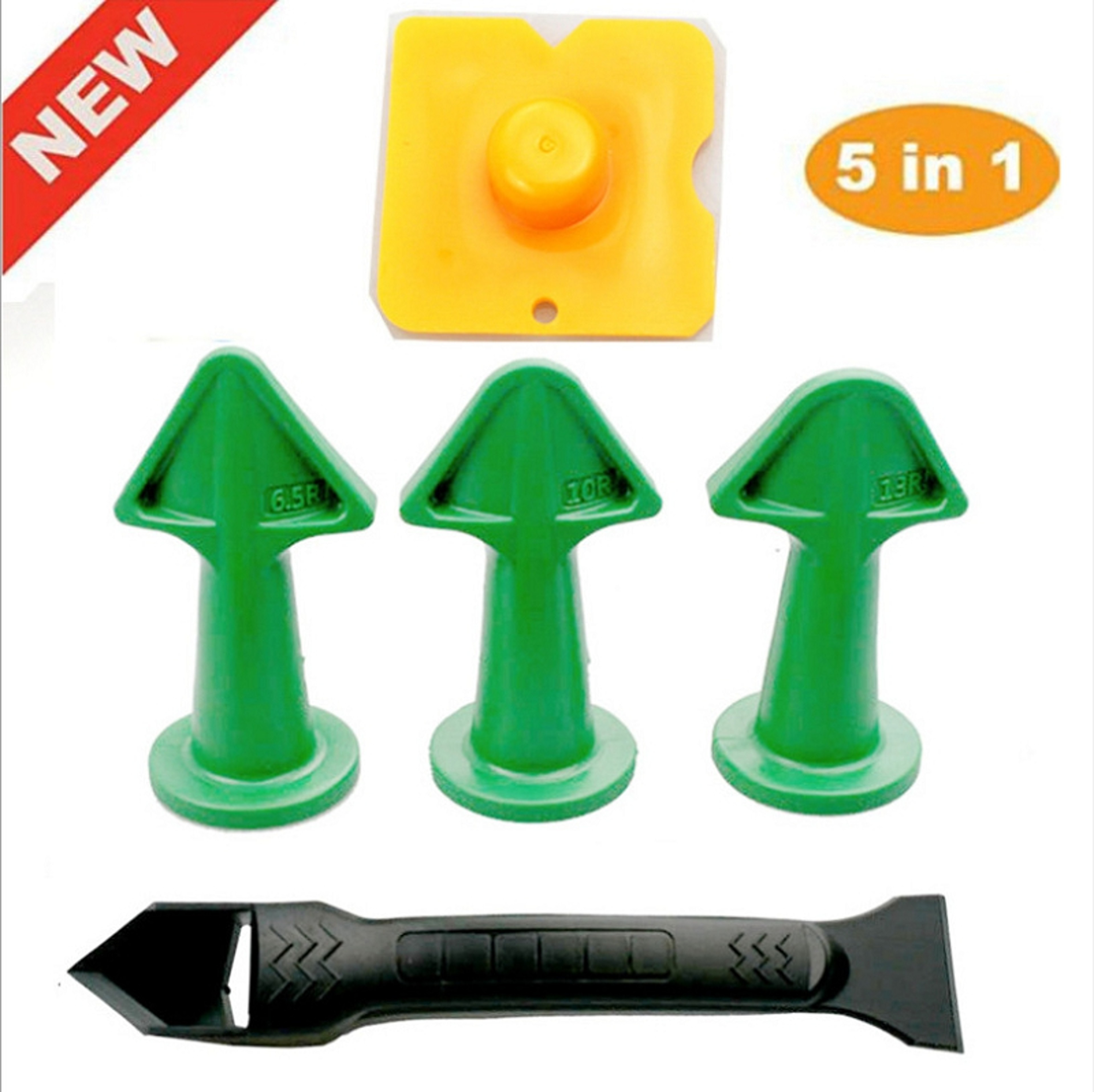 Caulking Nozzle Applicator Tool Kit For Silicone  Grout Removal 7