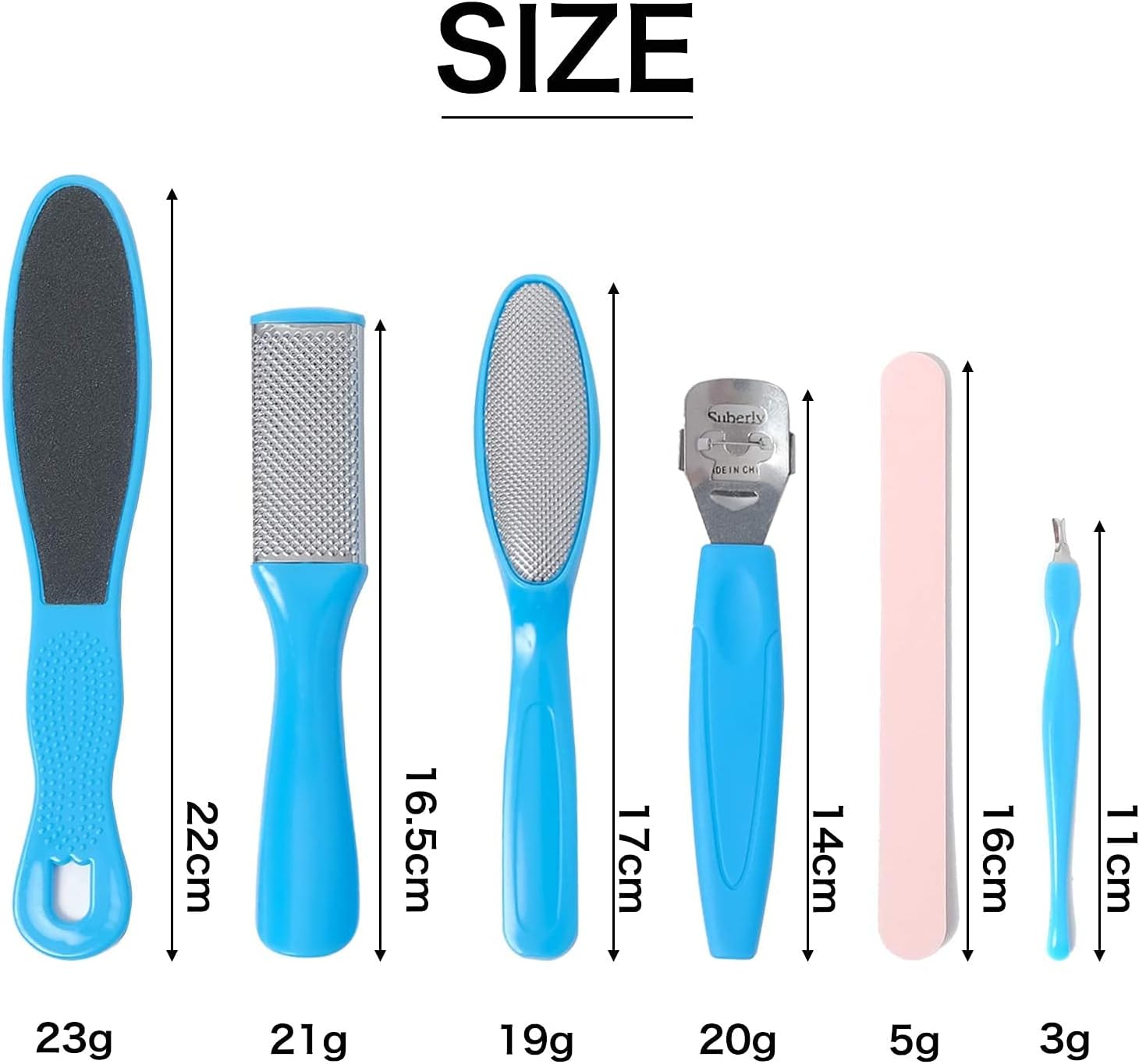Foot Care Set Octopus Fish Eye Exfoliating Heel Sharpener Heel Cracking  Cramping Removal Files And 5