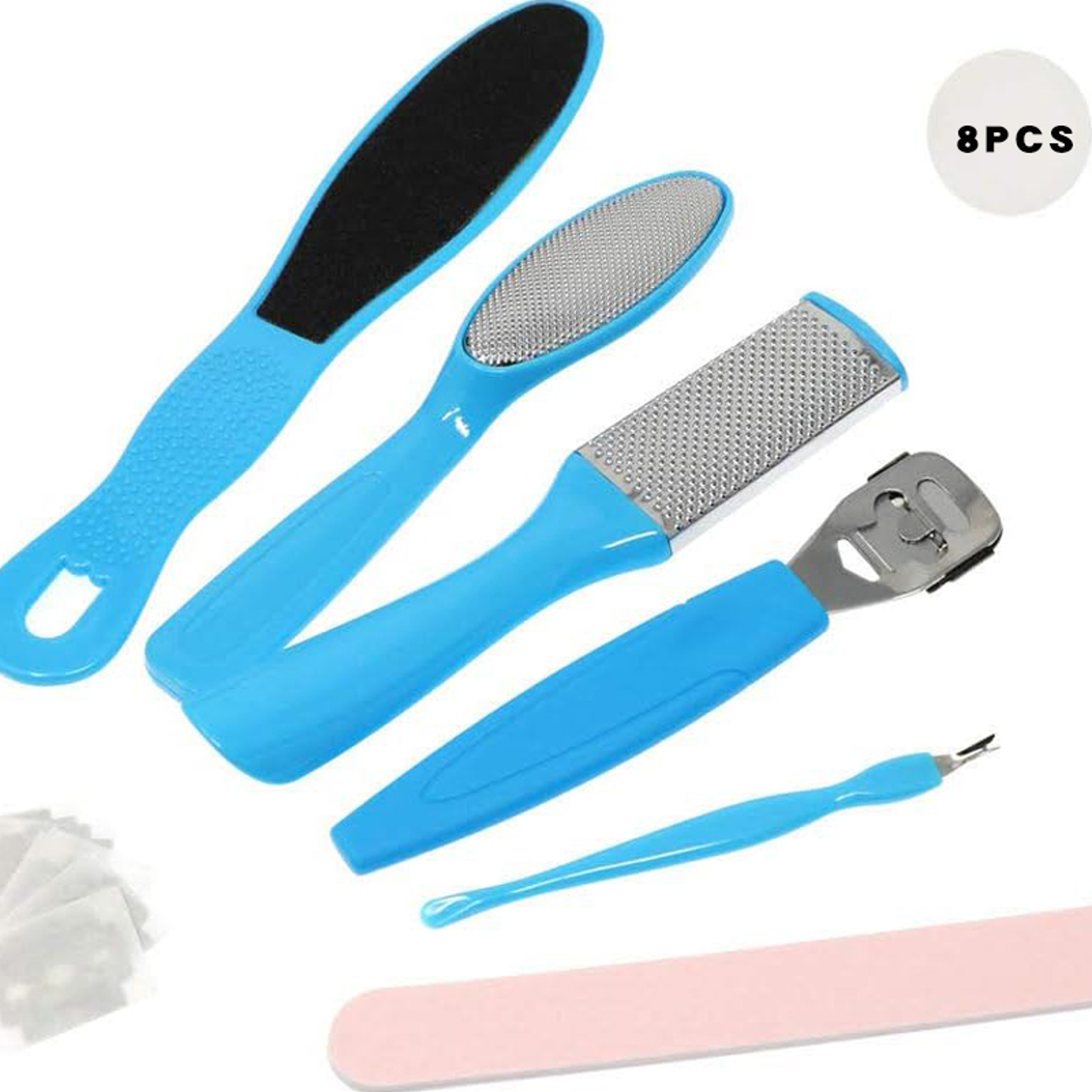 Foot Care Set Octopus Fish Eye Exfoliating Heel Sharpener Heel Cracking  Cramping Removal Files And 6