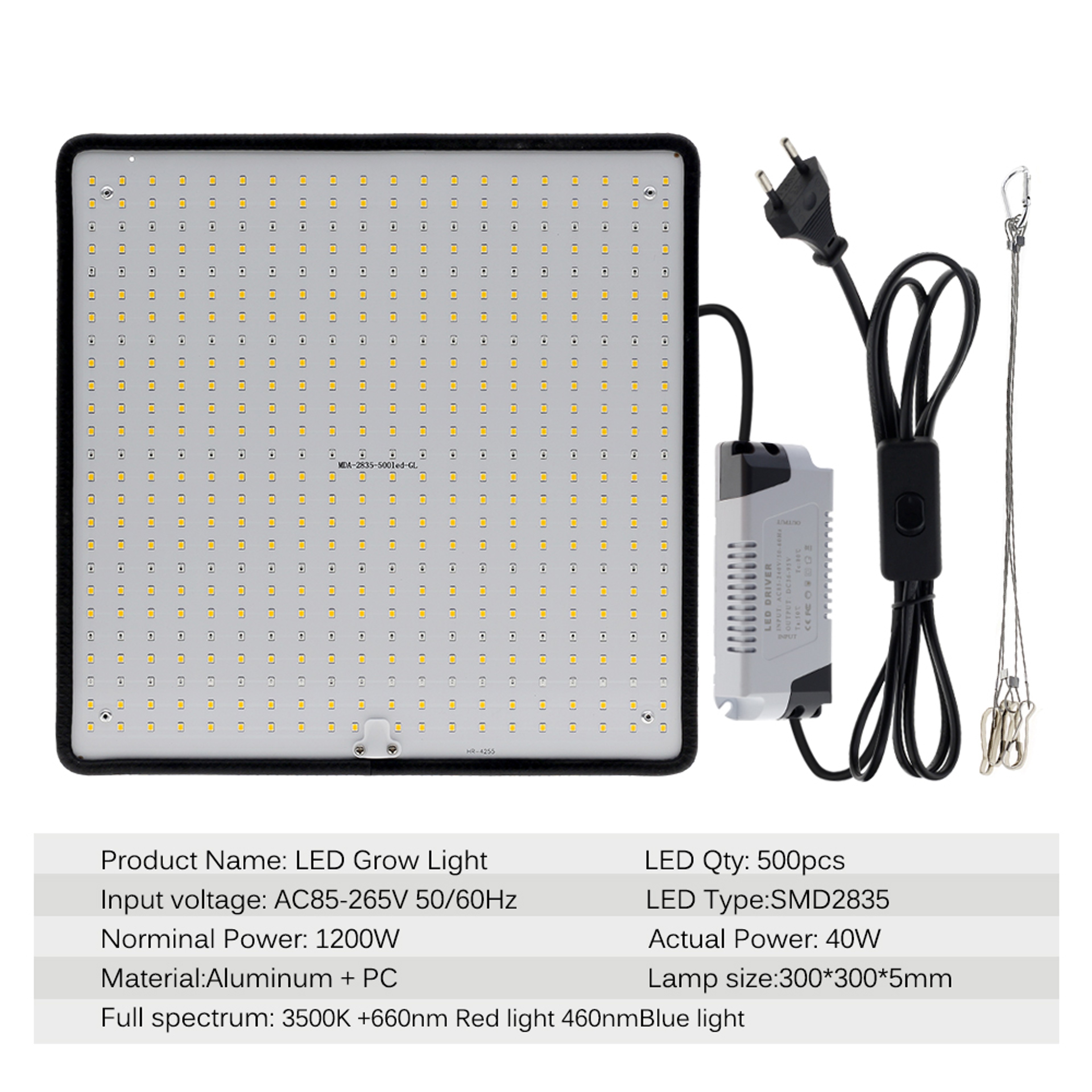 Full Spectrum LED Grow Light For Indoor Plants Phyto Lamp 4