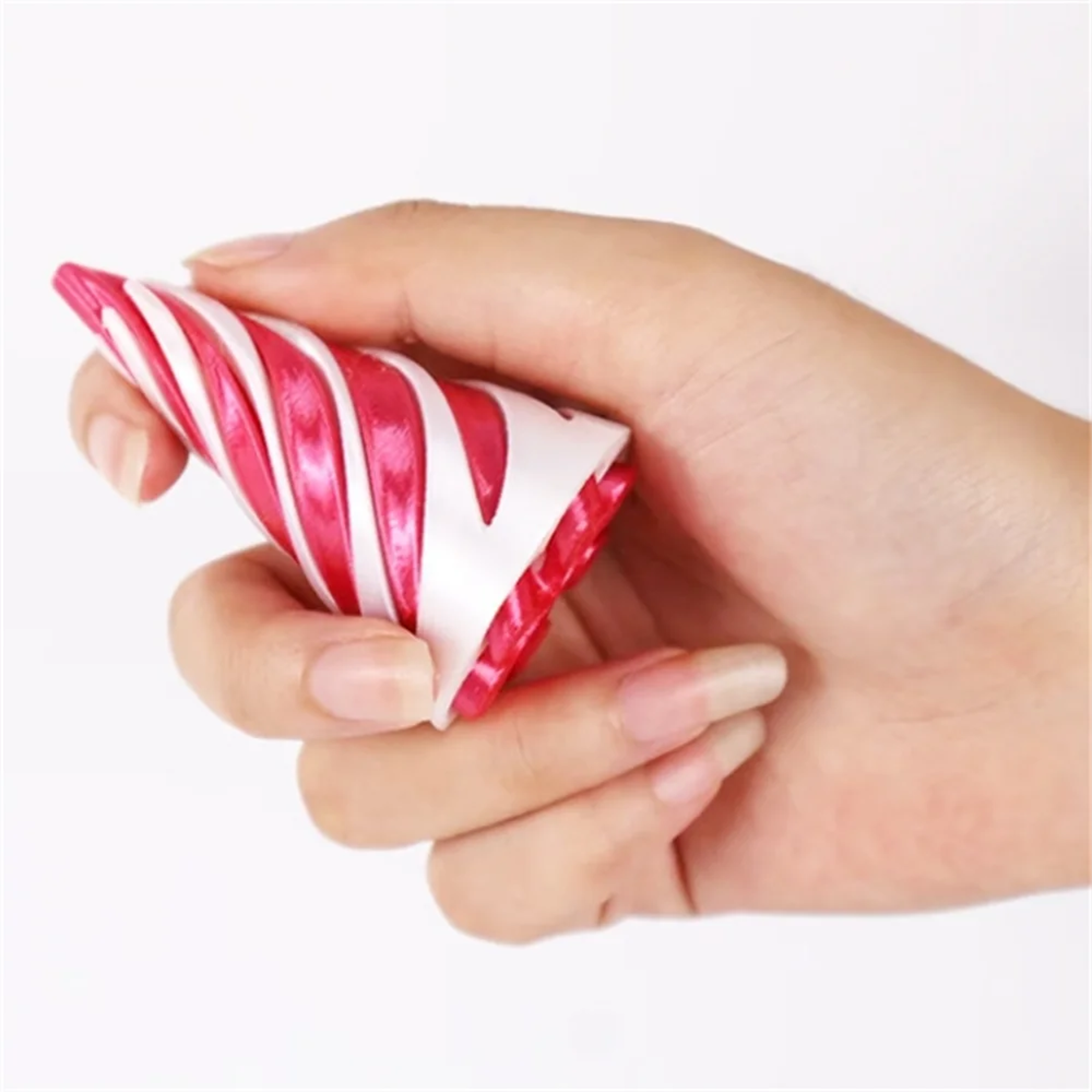 Spiral Cone Toy Impossible Pyramid Passthrough Sculpture Vortex Thread Illusion Toy 3