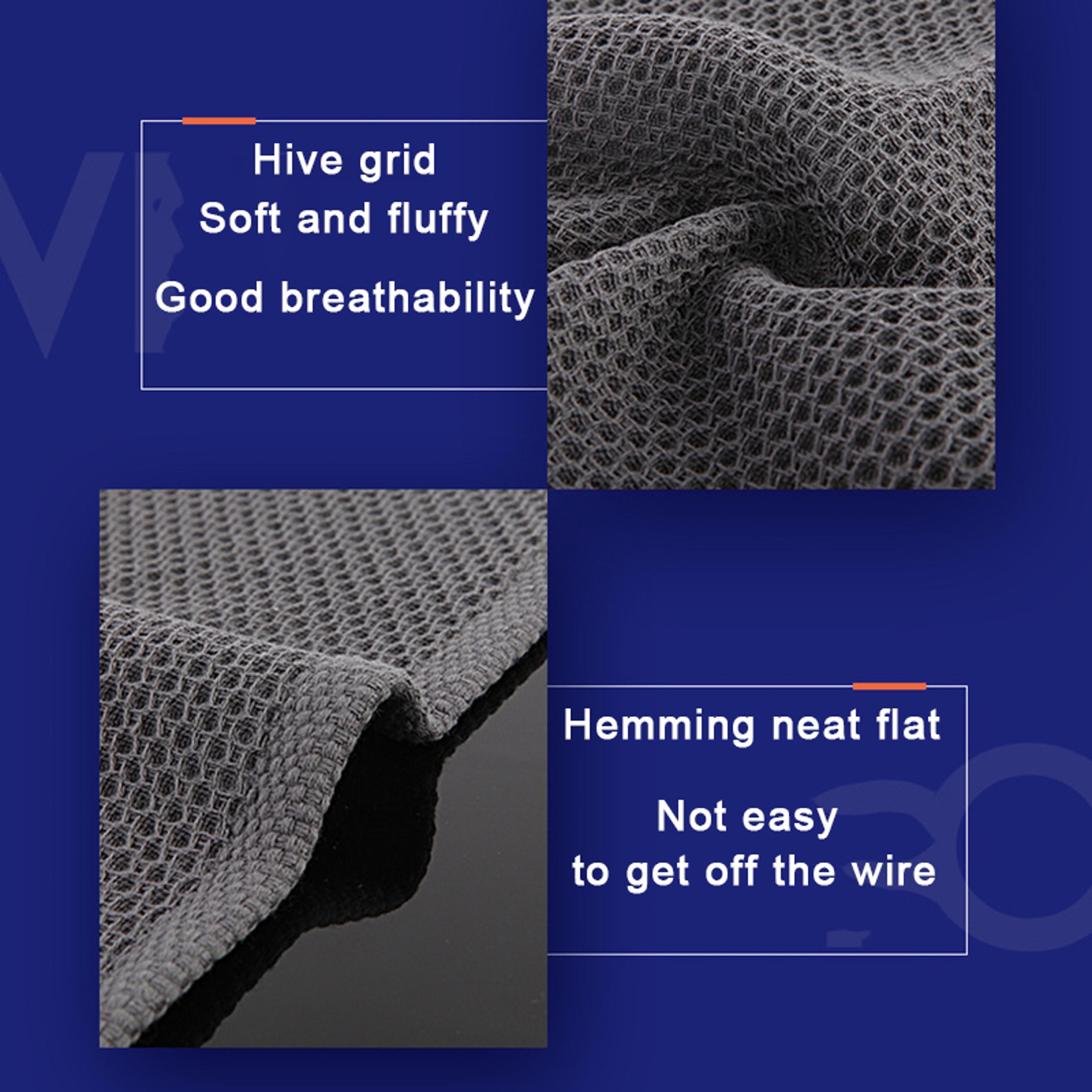 Soft Cotton Honeycomb Dishcloth Towel For Kitchen  Household Cleaning 5