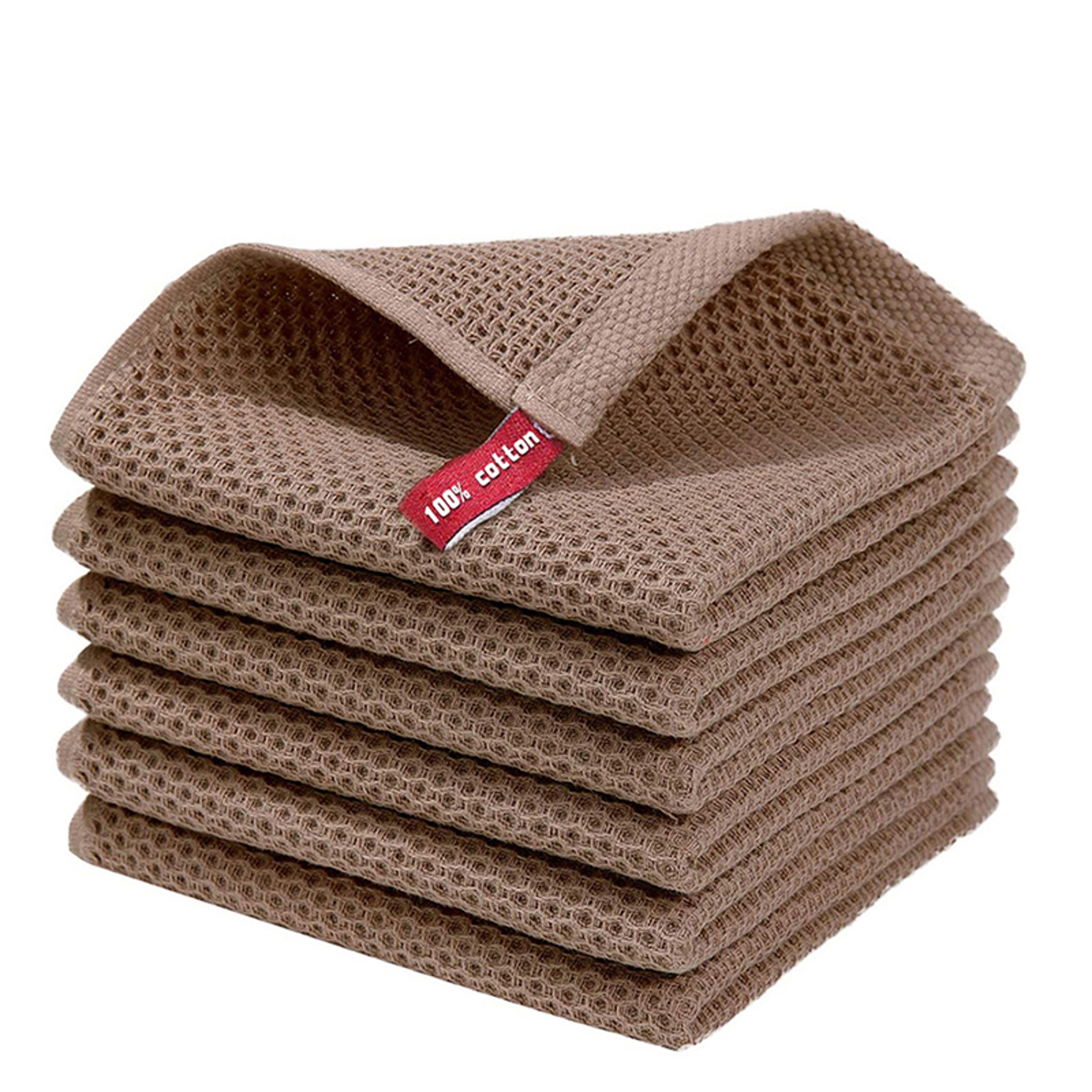 Soft Cotton Honeycomb Dishcloth Towel For Kitchen  Household Cleaning 8
