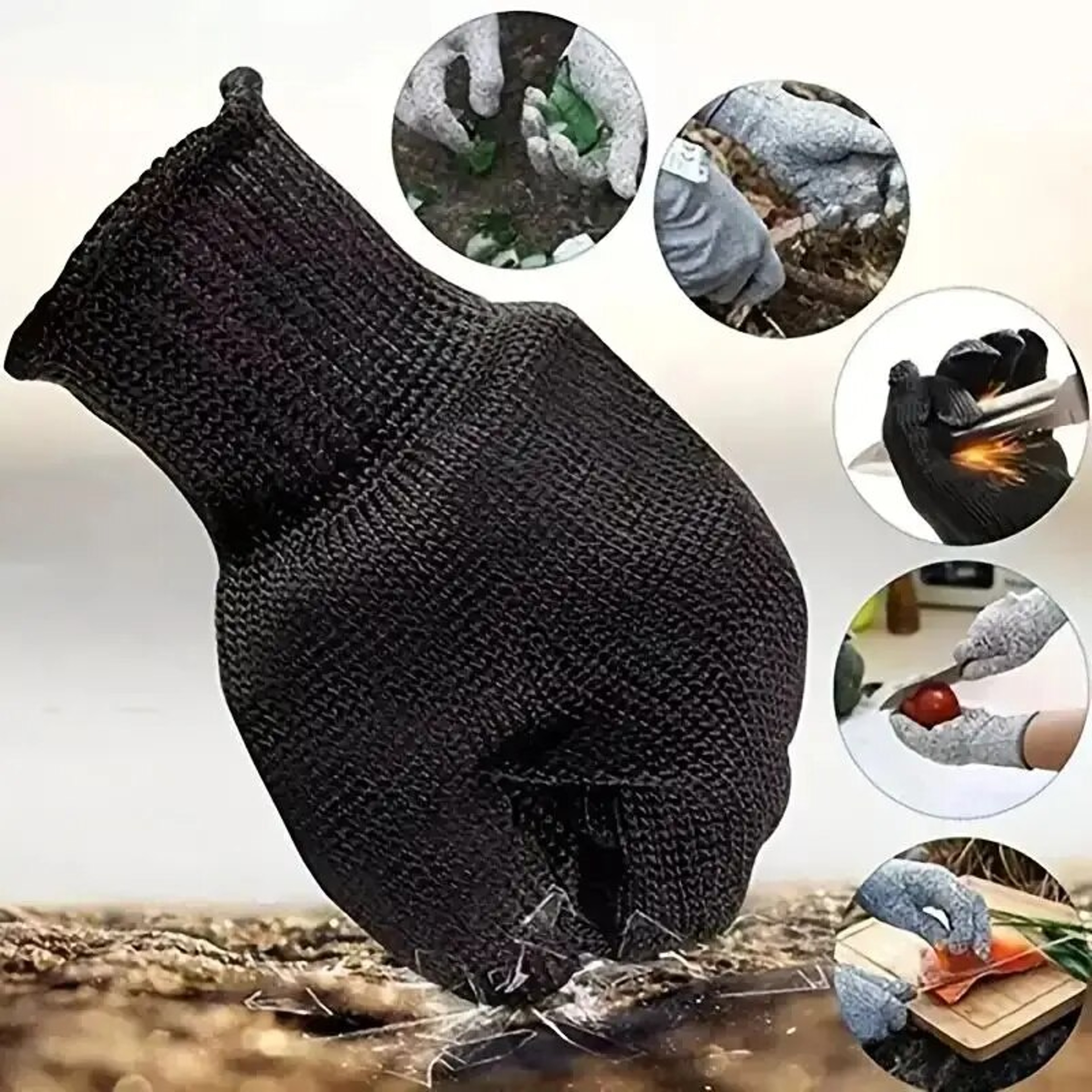 Cut Resistant Stainless Steel Protective Safety Gloves – view 2