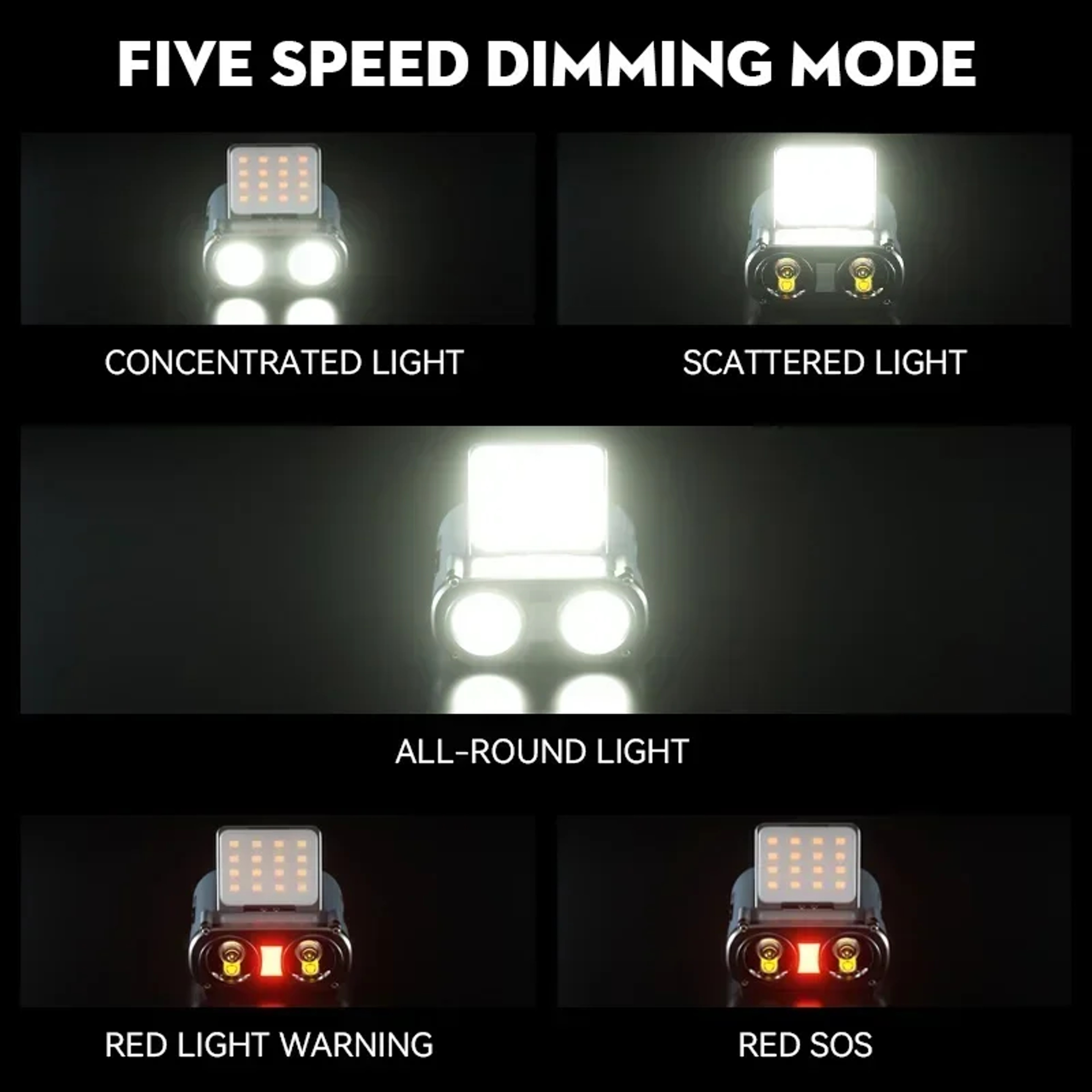 USB Rechargeable LED Headlamp Clip Light Sensor COB LED Headlight For Fishing Camping And Outdoor A 2
