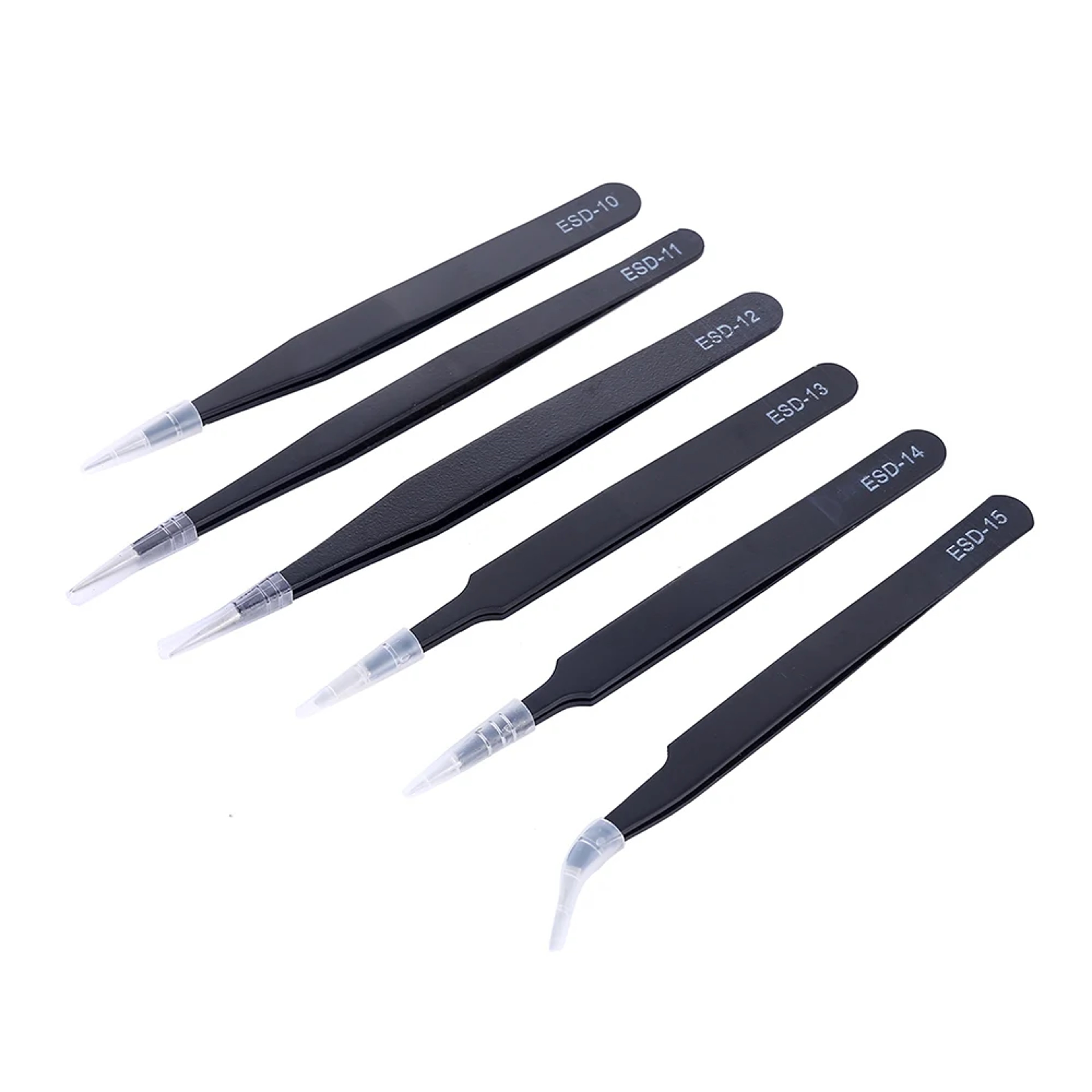 AntiStatic ESD Precision Tweezers Set For Electronics Repair 3