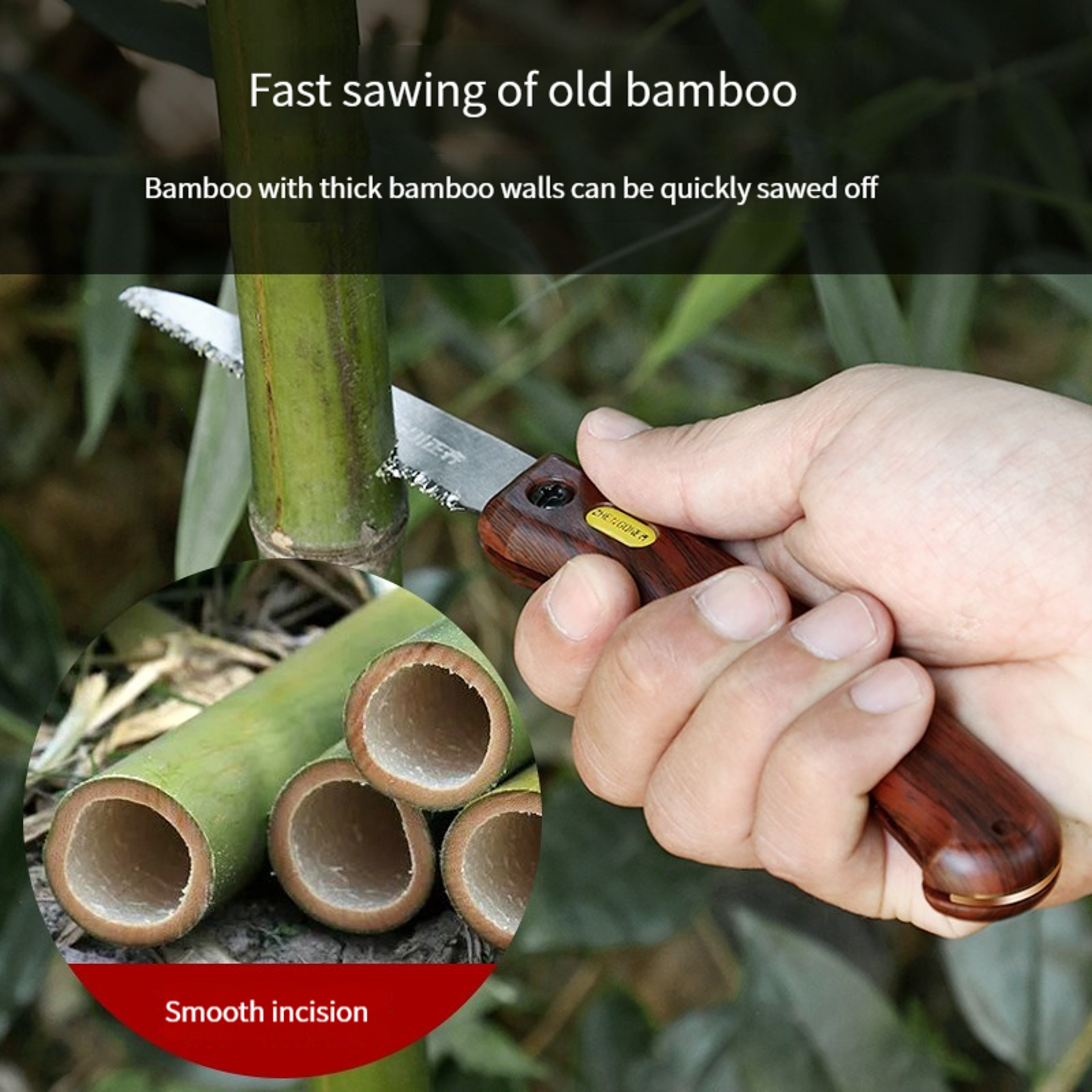 Mini Folding Hand Saw Compact DIY Logger Saw for Woodworking & Crafts – view 4