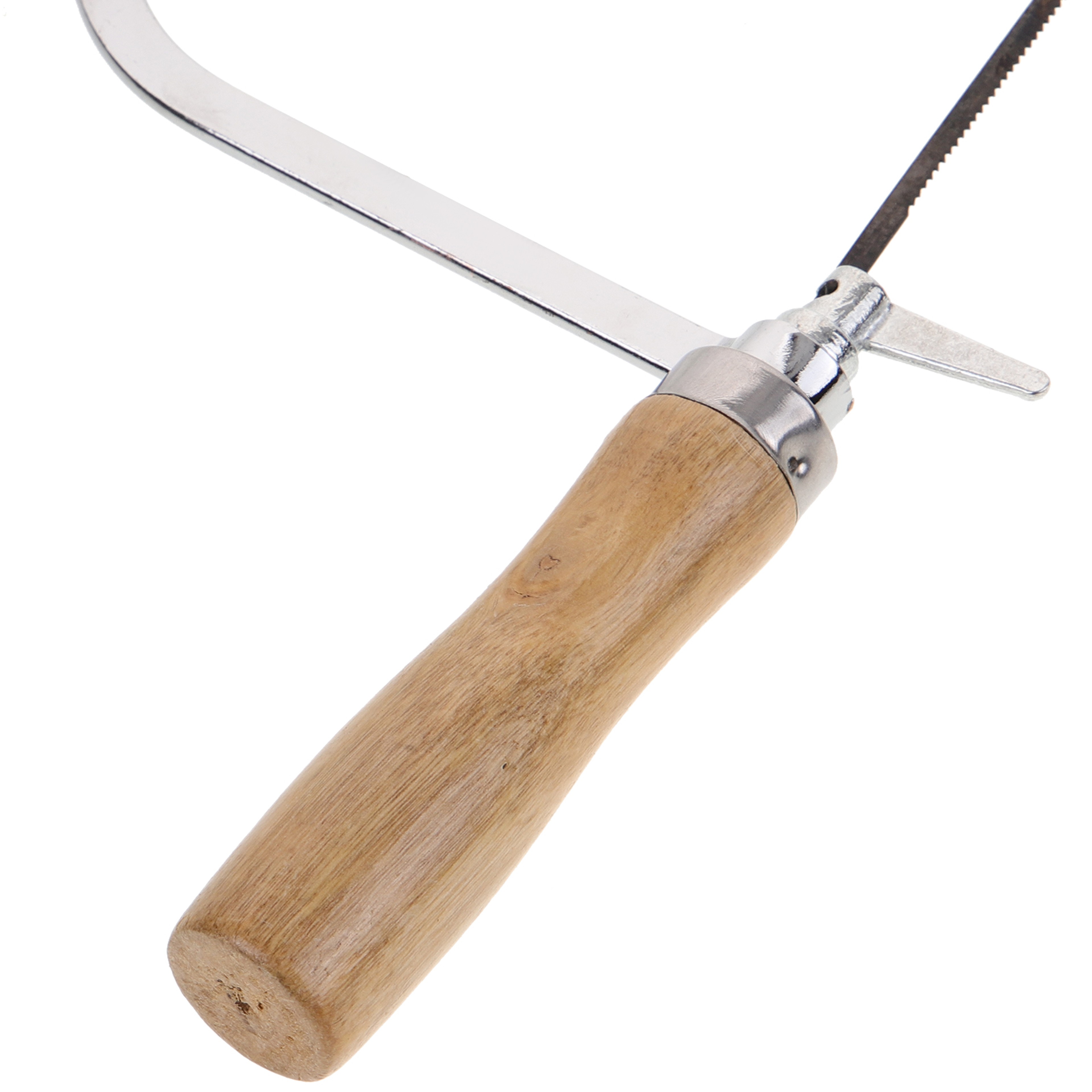 Portable Coping Saw with Wooden Handle & Replacement Blades Ideal for Woodworking & DIY Projects – view 6